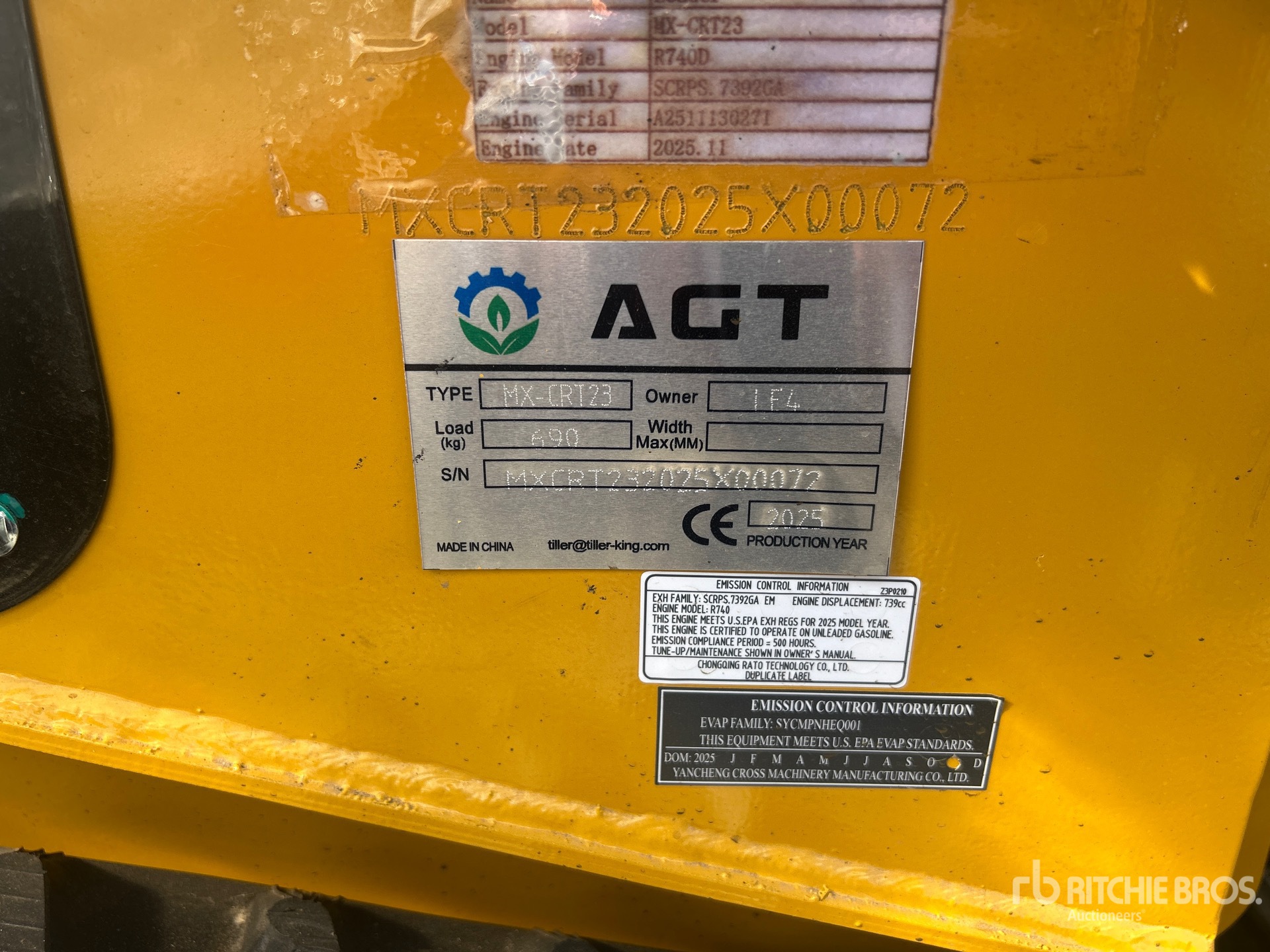 2025 AGT MX-CRT23
