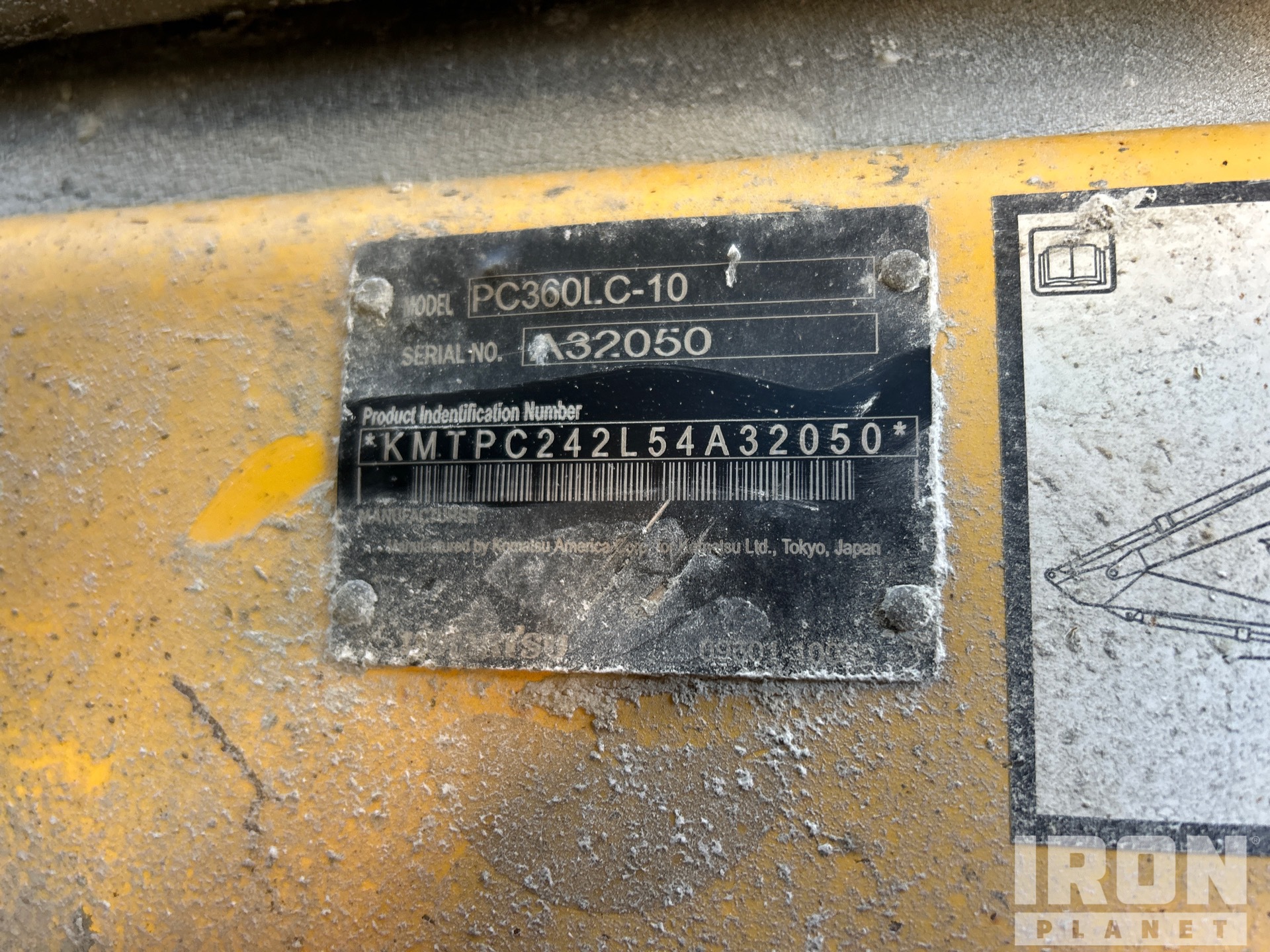 2012 Komatsu PC 360 LC-10