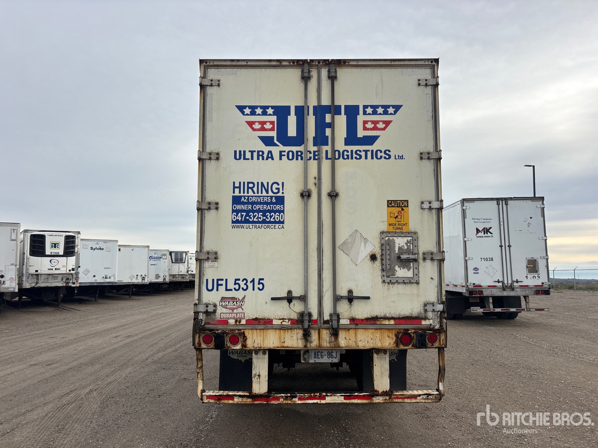 2013 Wabash 53 FT X 102 IN T/A
