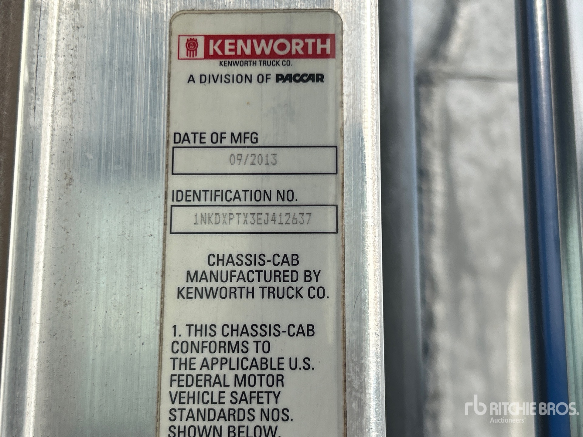 2014 Kenworth T800