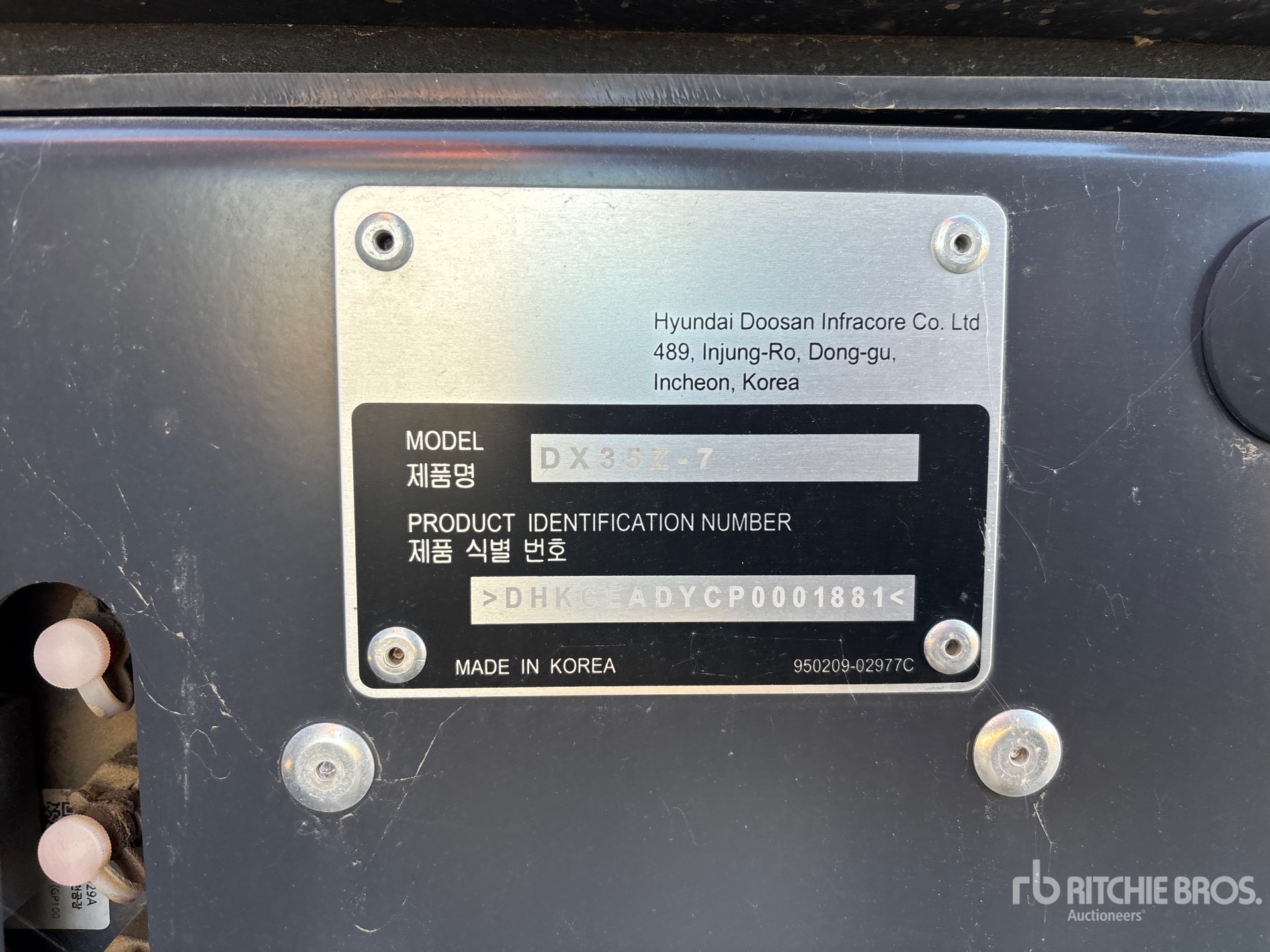 2024 Develon DX35Z-7