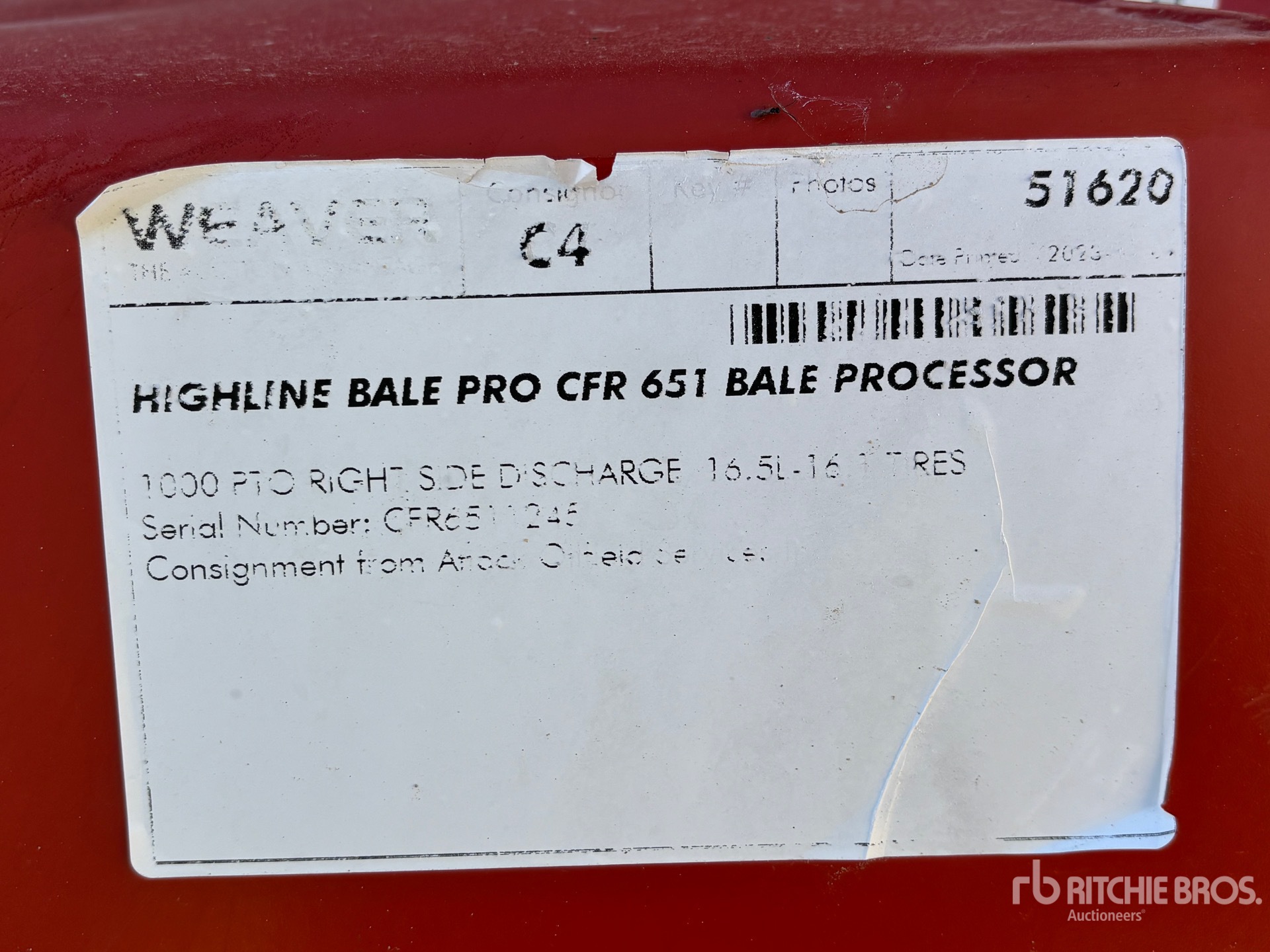 2017 Highline BALE PRO CFR 65