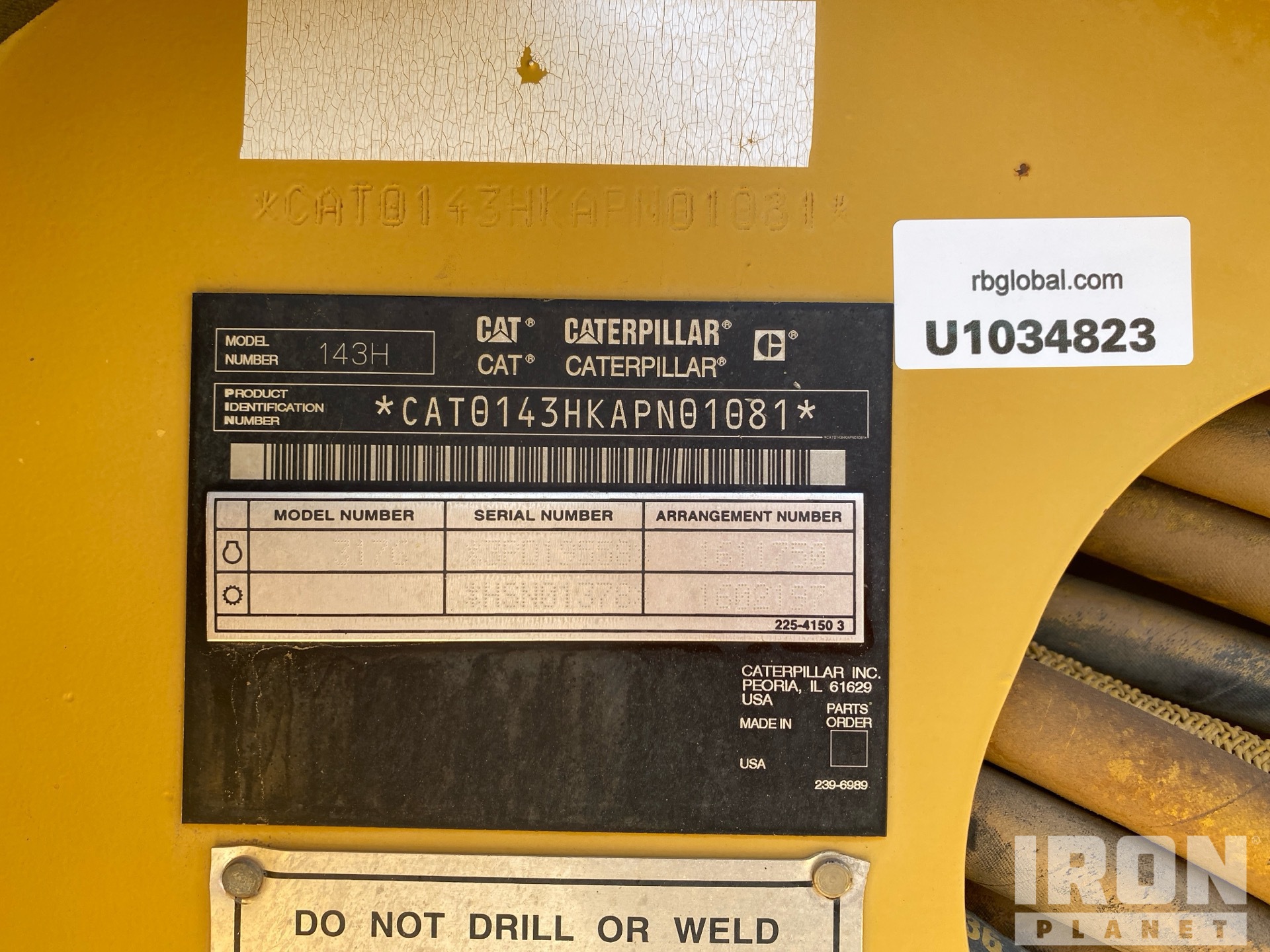 2007 Caterpillar 143H VHP PLUS