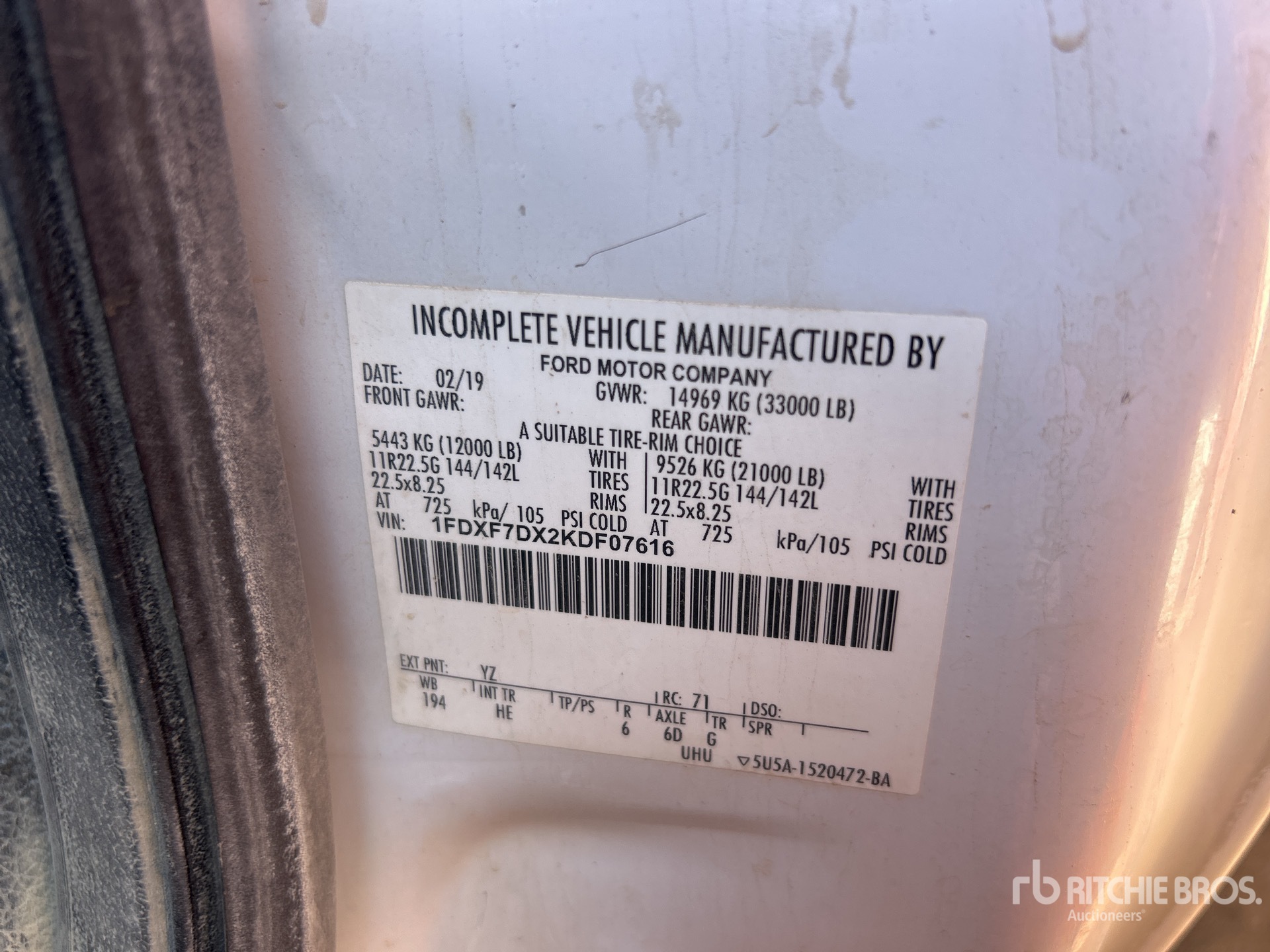 2019 Ford F-750