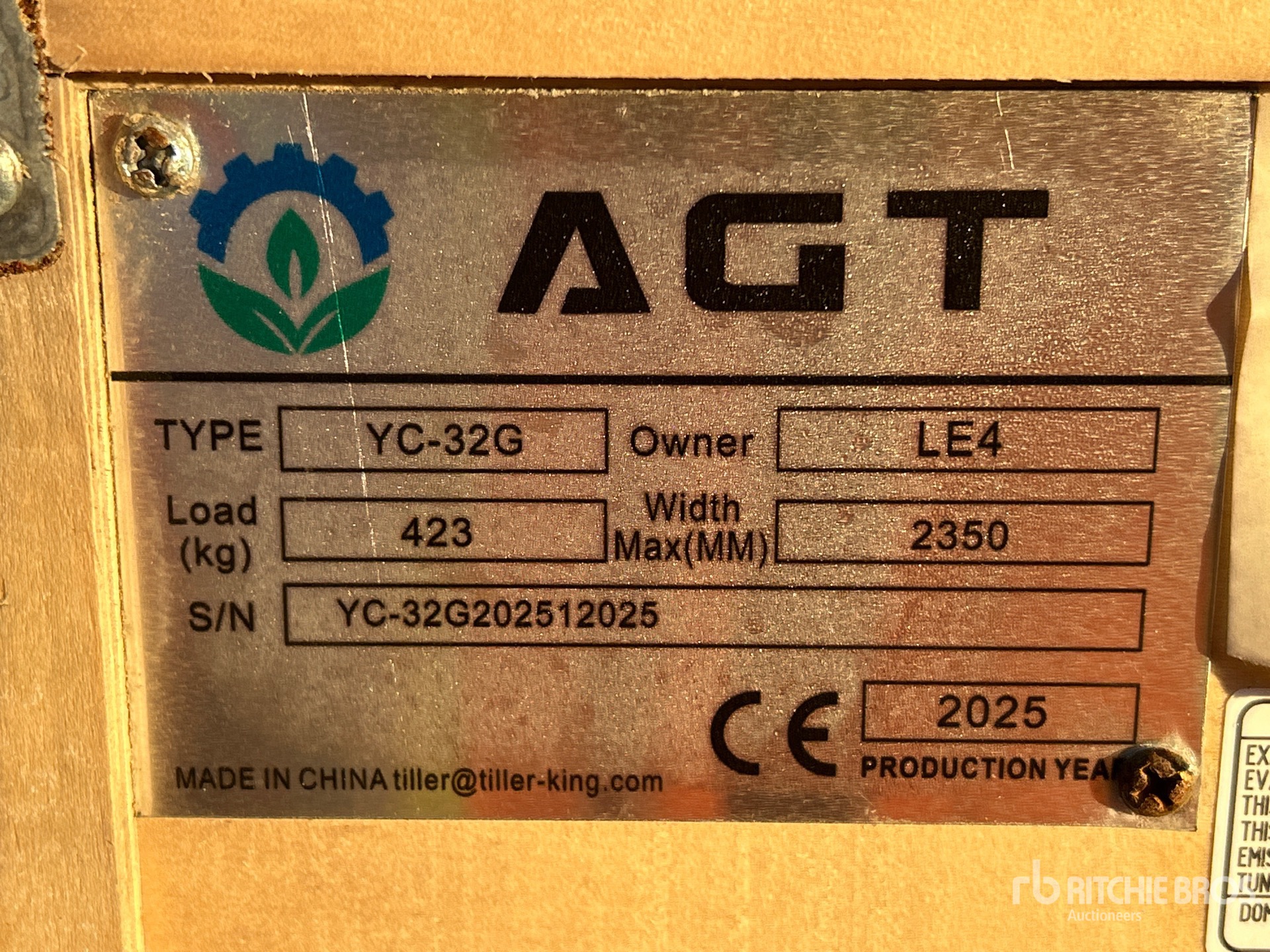 2025 AGT YC-32G