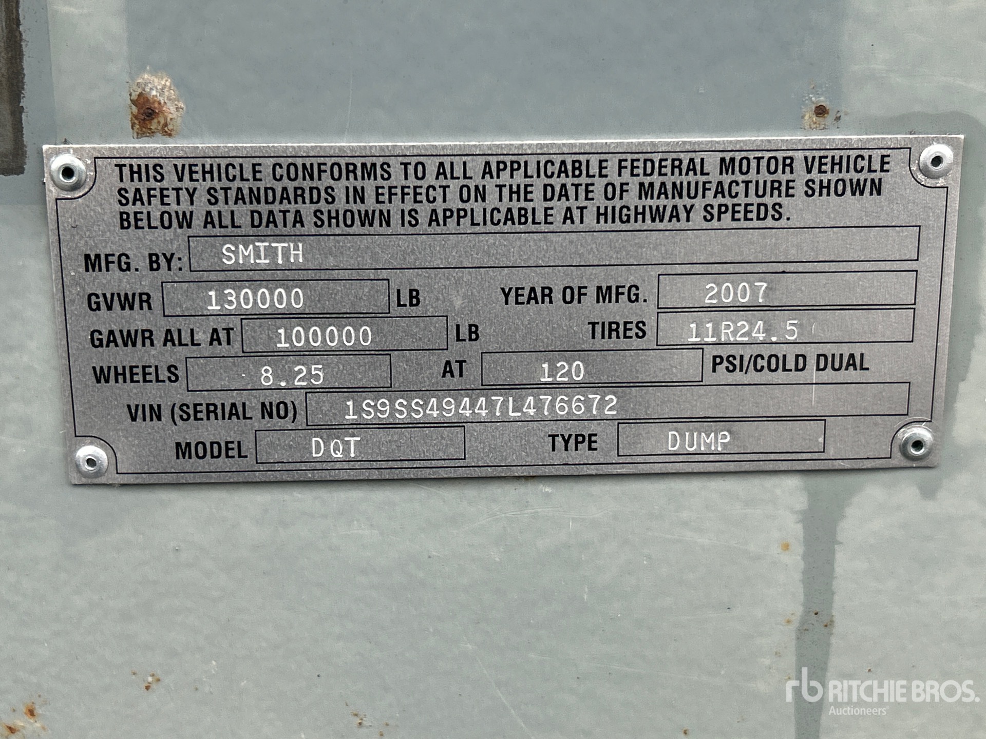 2007 Smithco 36 FT QUAD/A