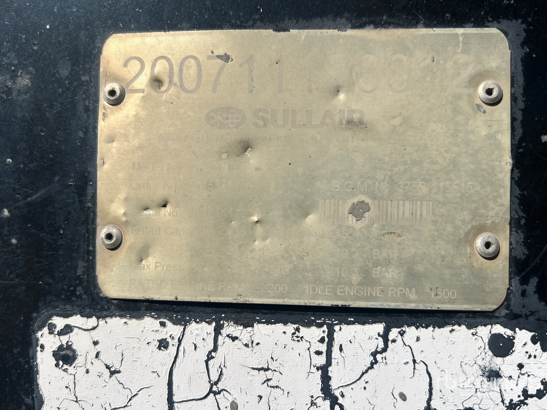 Photo of 2007 Sullair 425H
