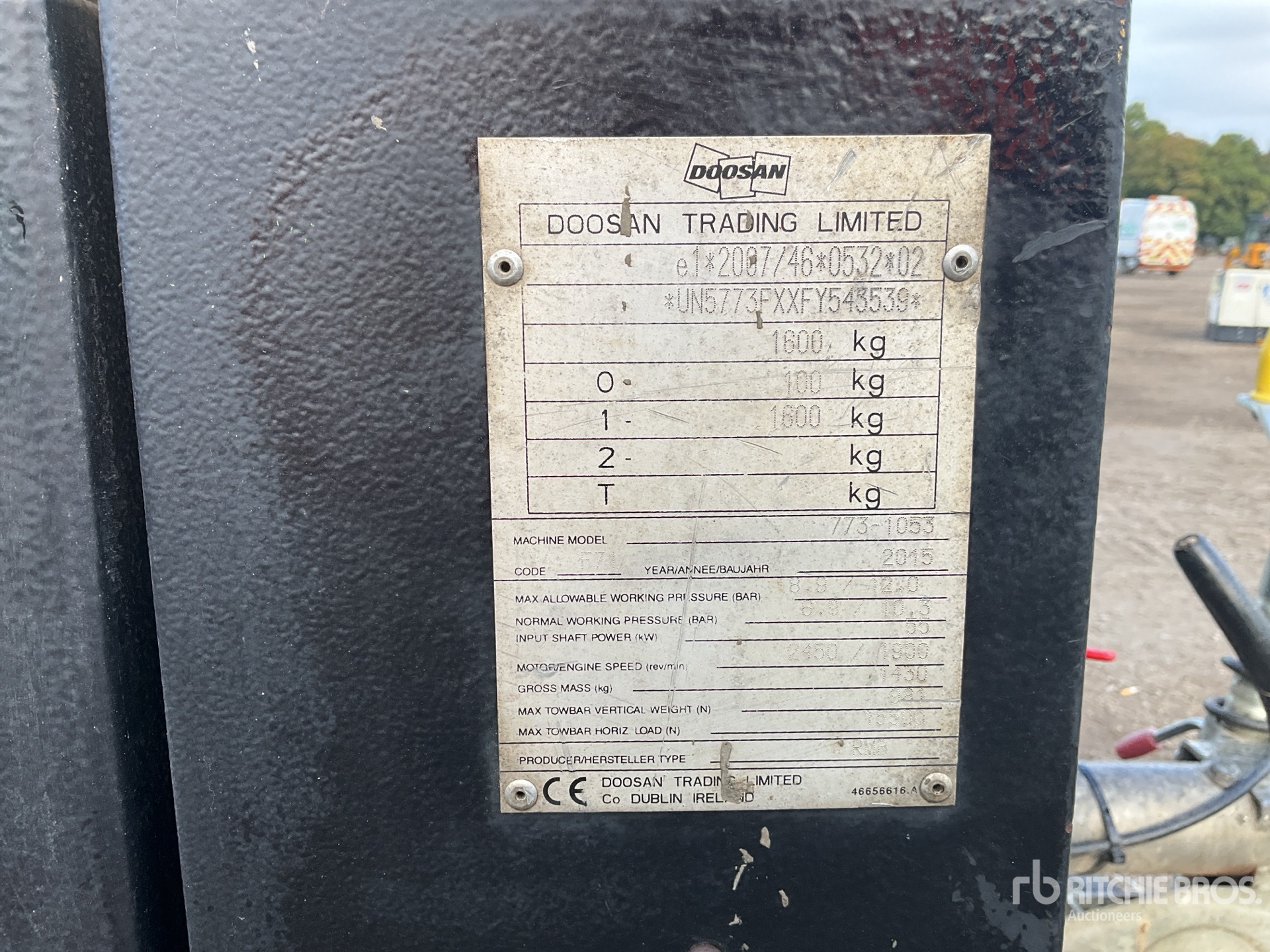 2015 Doosan Portable Power 773-1053
