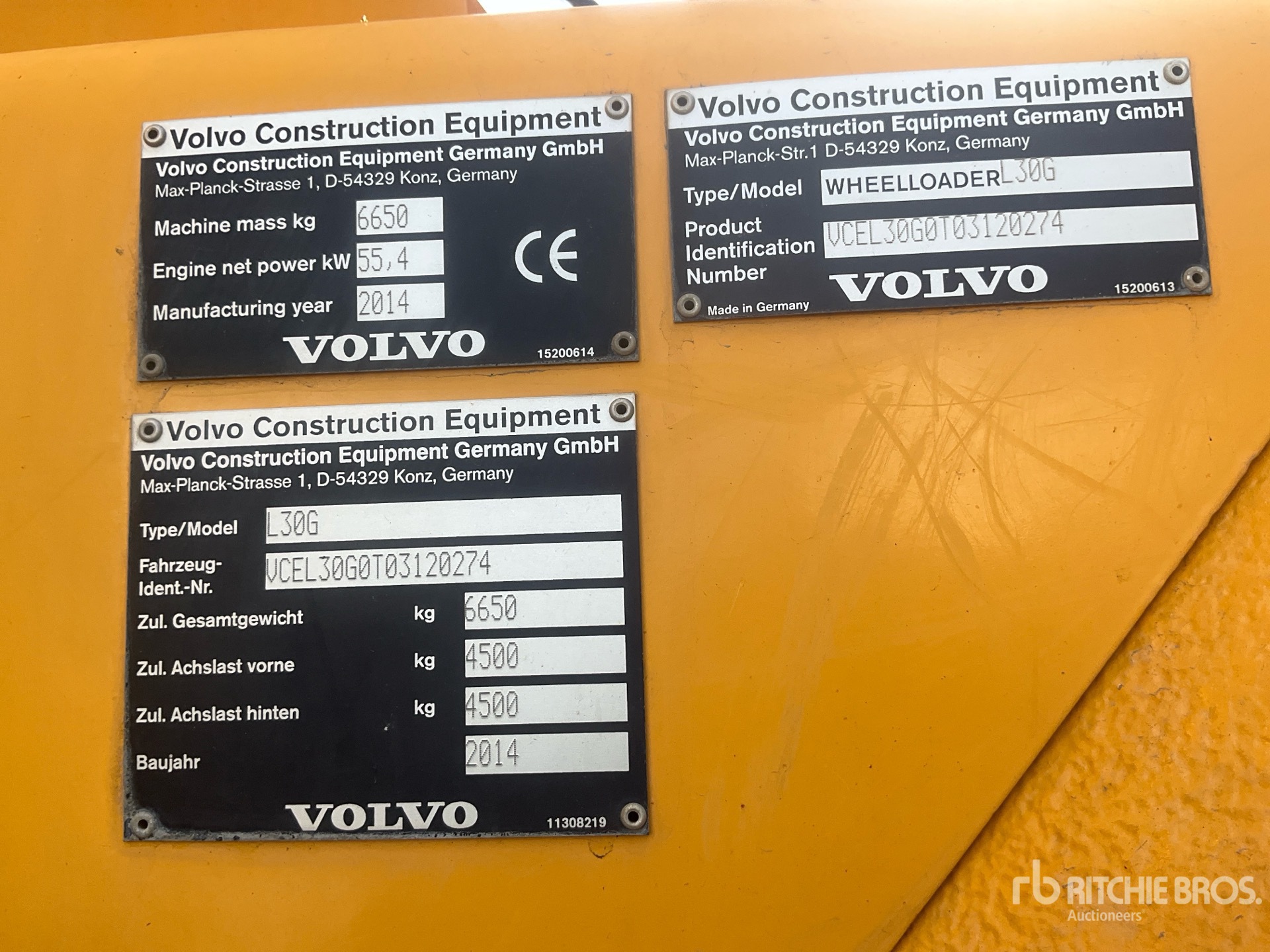 2014 Volvo L30G
