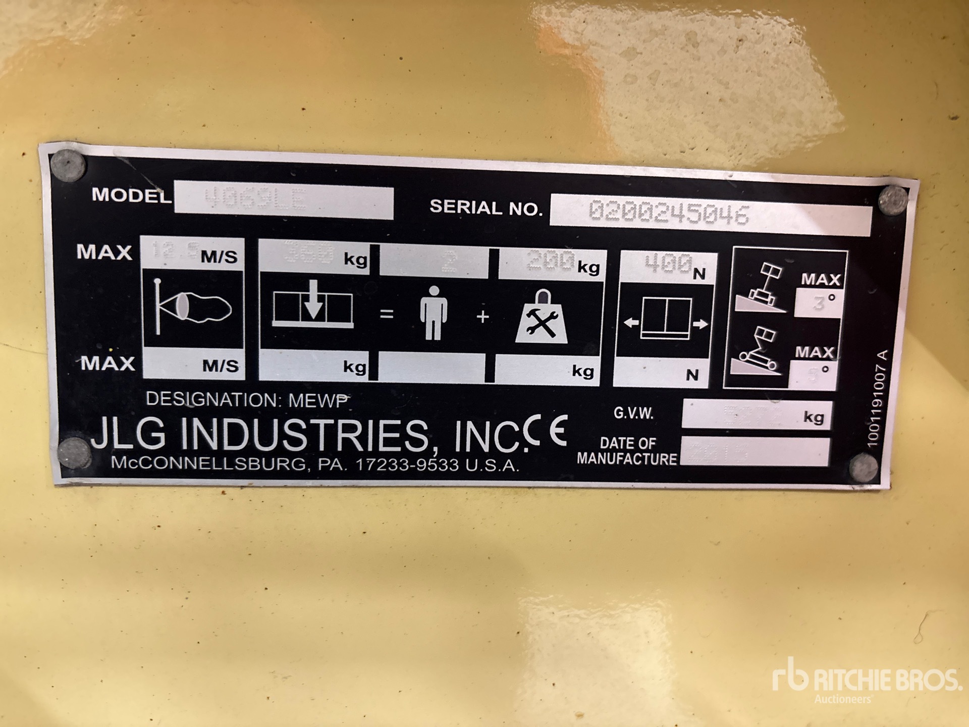 2015 JLG 4069LE