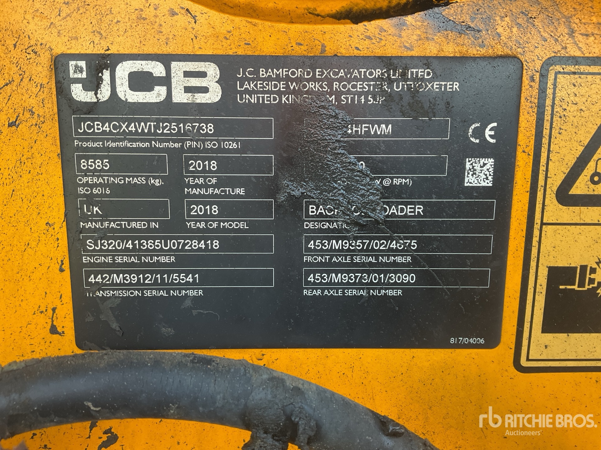 2018 JCB 4CX