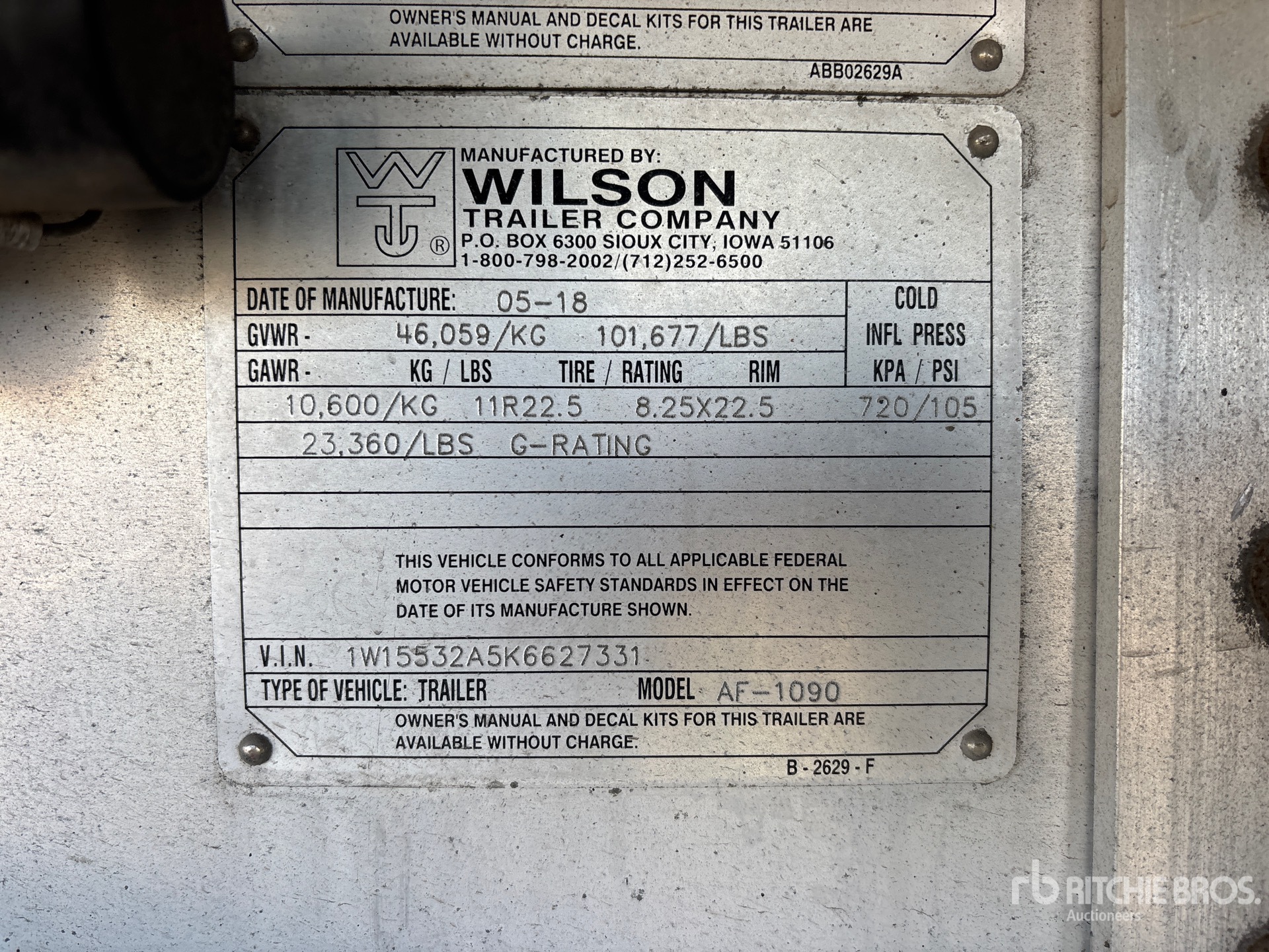 2019 Wilson AFI