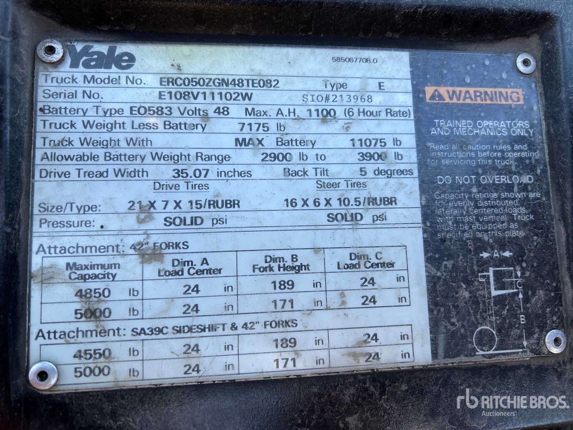Yale ERC050ZGN48TE08