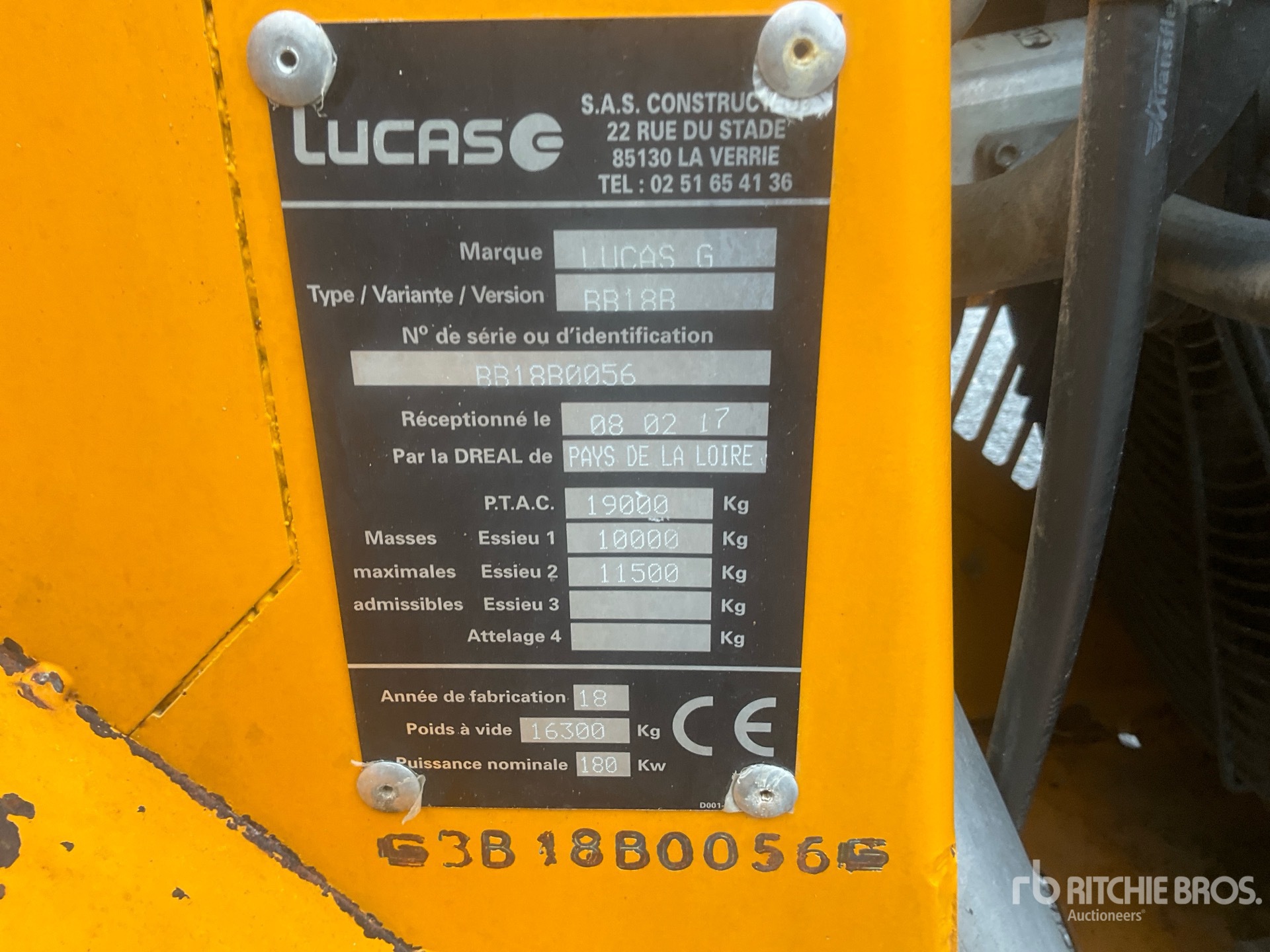 2018 Lufkin AUTOSPIRE 240