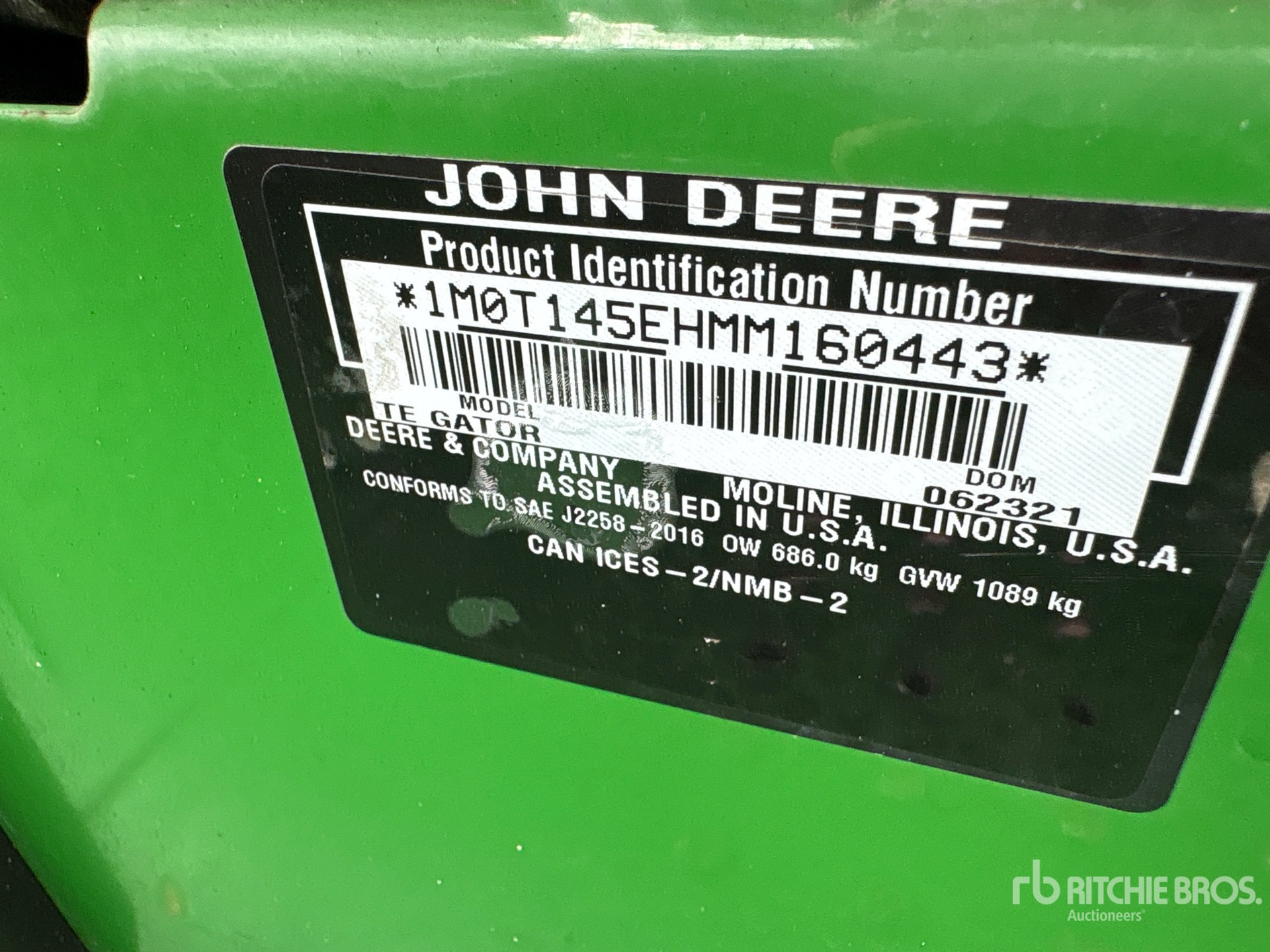 2021 John Deere TE GATOR