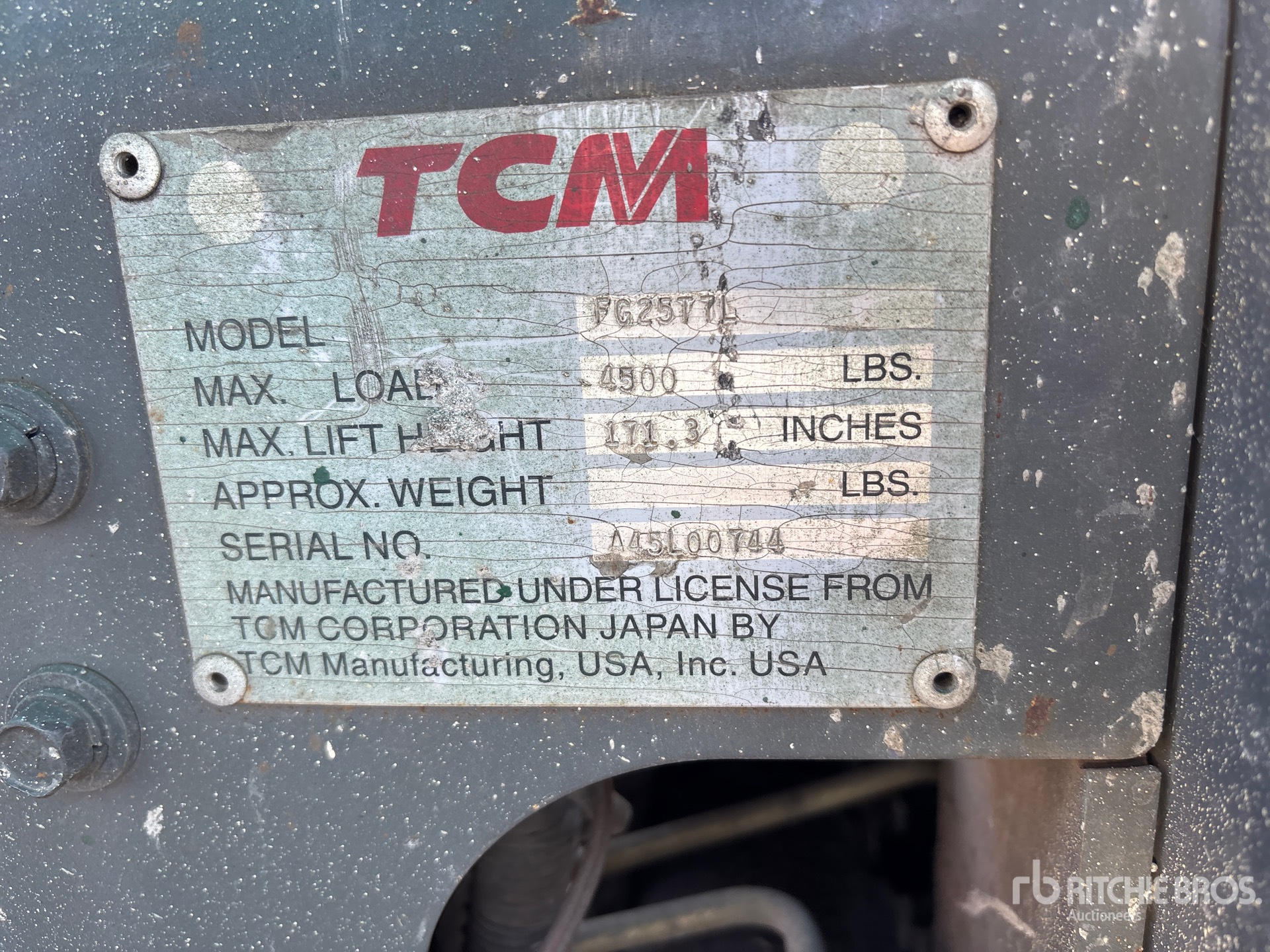 2005 TCM FG25T7L