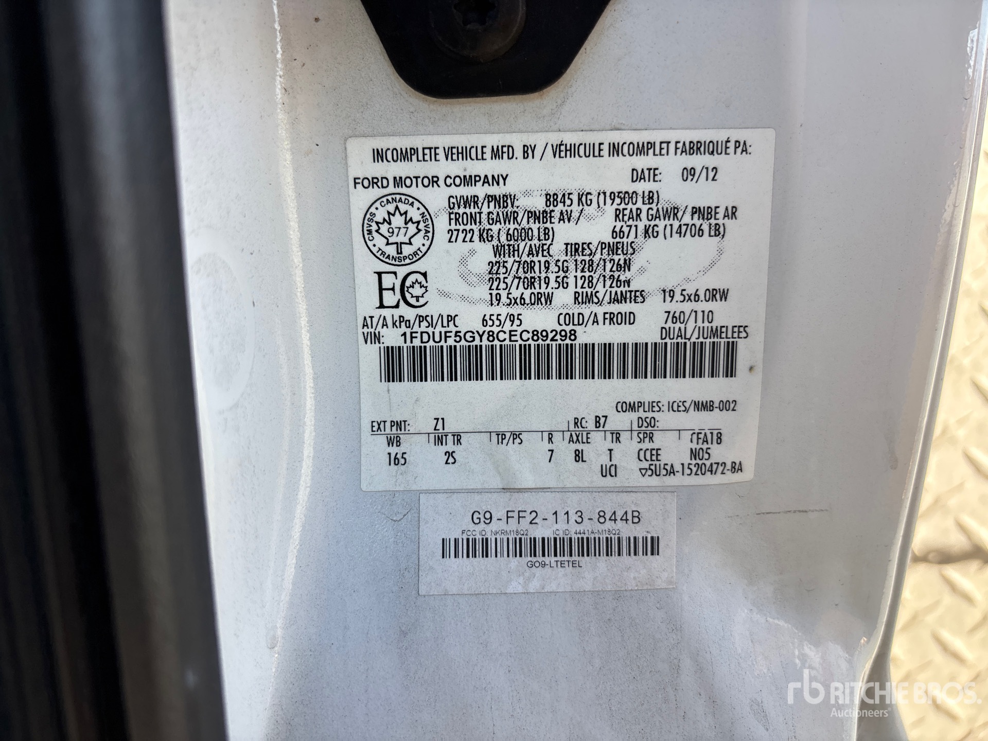 2012 Ford F-550