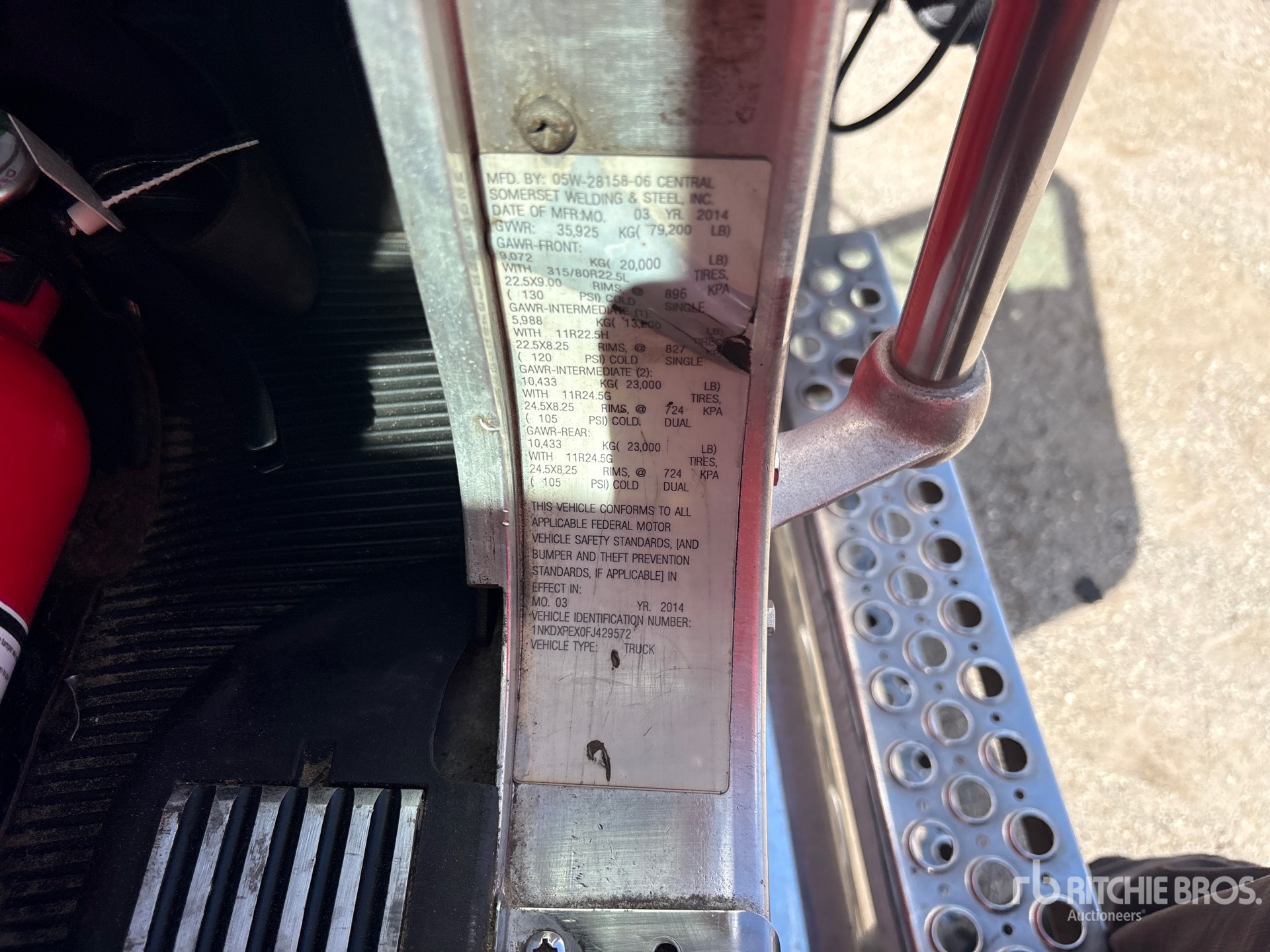 2015 Kenworth T800