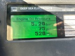 Control Station with Engine Oil Pressure