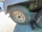 Trailer Chassis with Right Rear Tire
