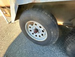 Trailer Chassis with Left Front Tire