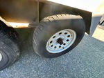 Trailer Chassis with Left Rear Tire