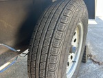 Trailer Chassis with Right Front Tire