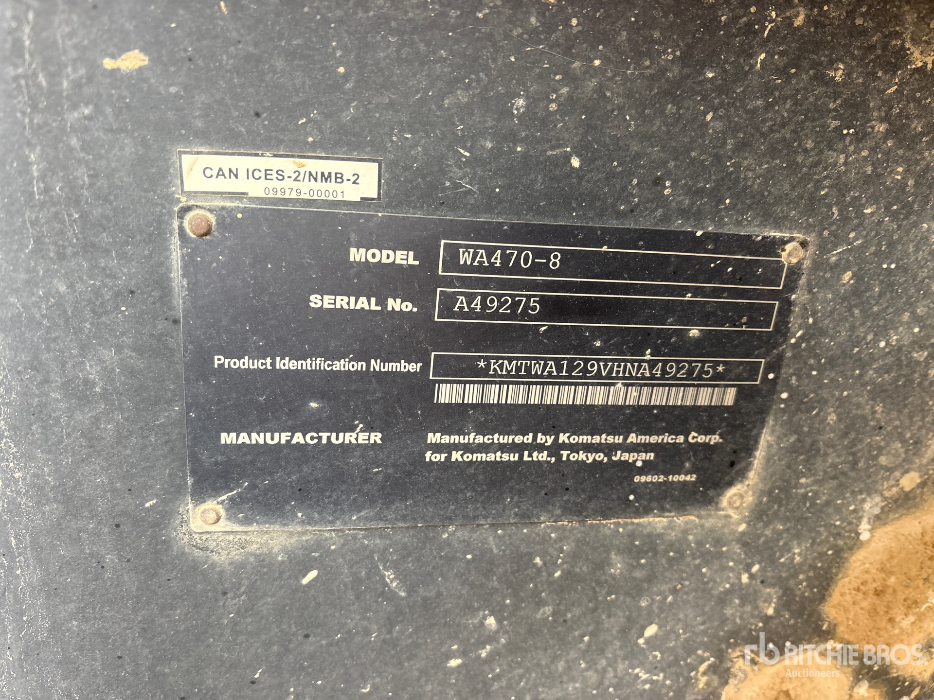2017 Komatsu WA470-8