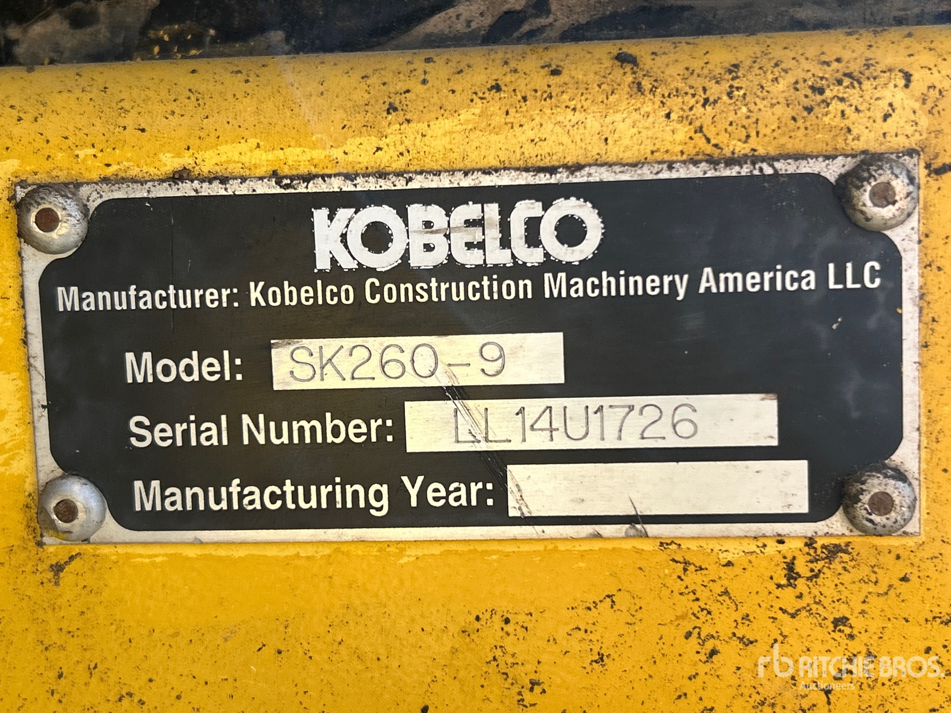 2012 Kobelco SK260-9