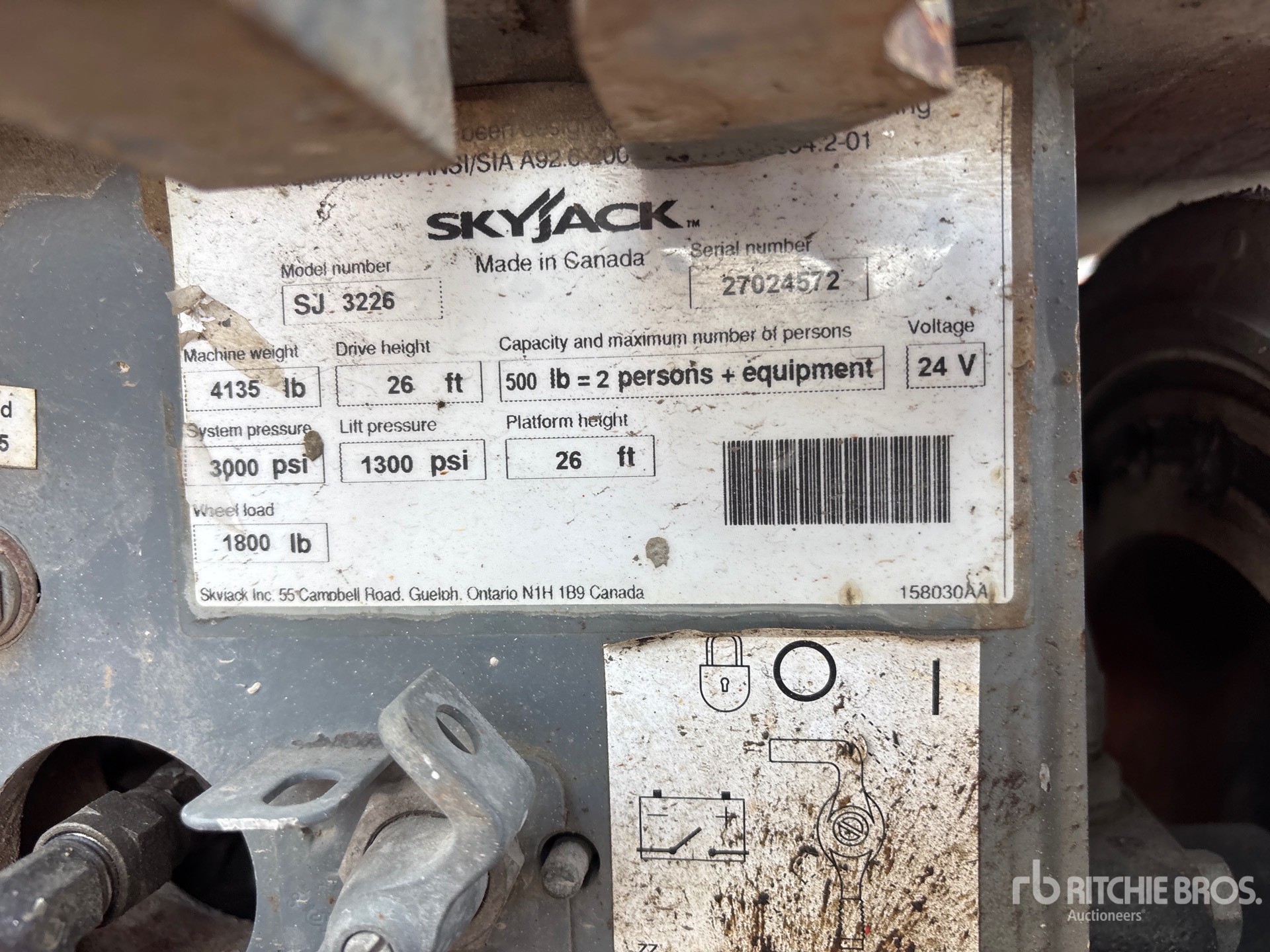 2015 Skyjack SJIII3226