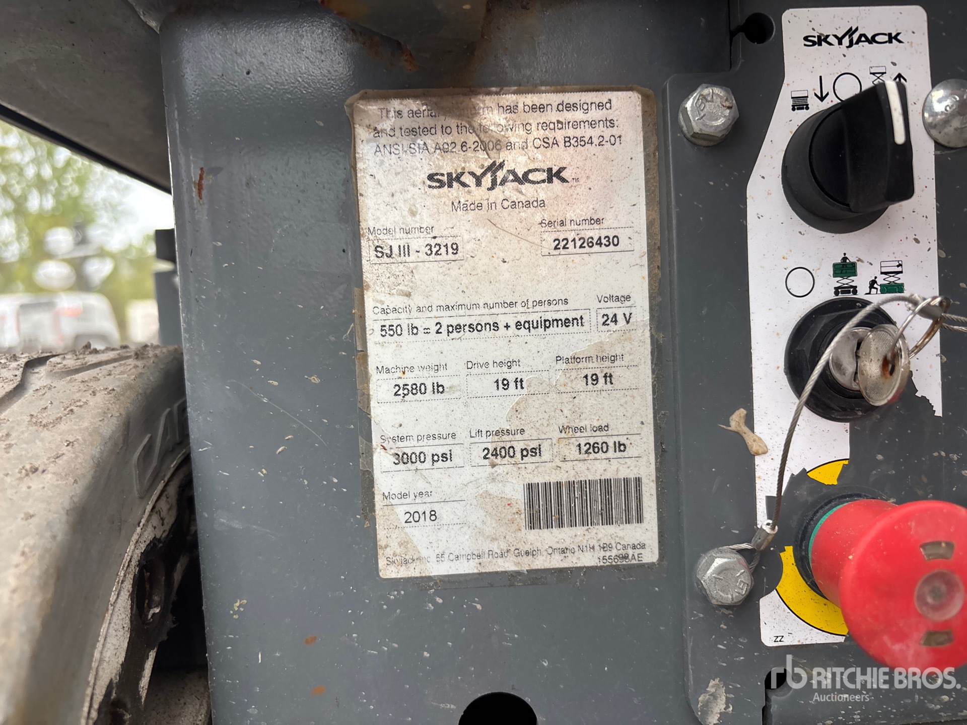 2018 Skyjack SJIII3219