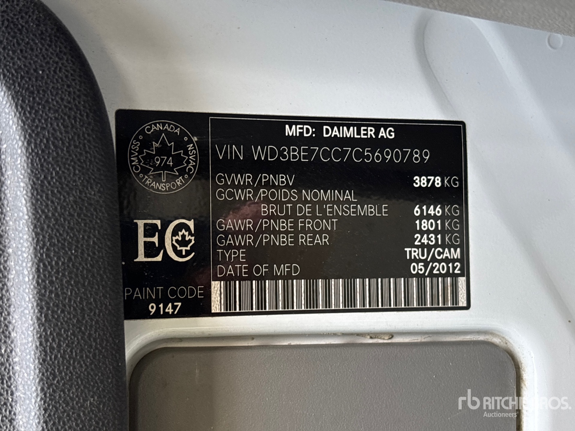 2012 Mercedes-Benz SPRINTER