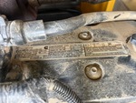 Engine with Emission Label