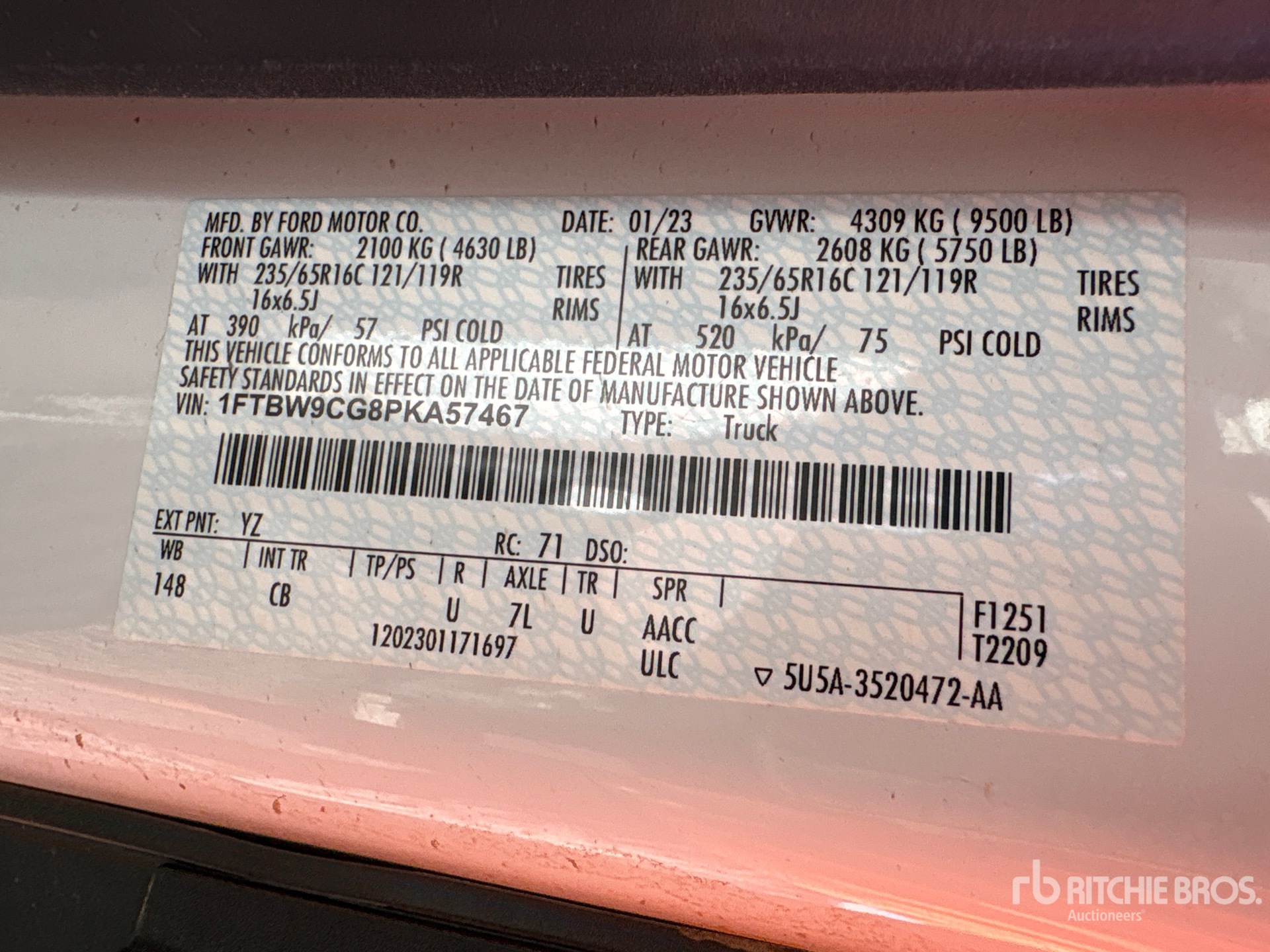 2023 Ford TRANSIT 350