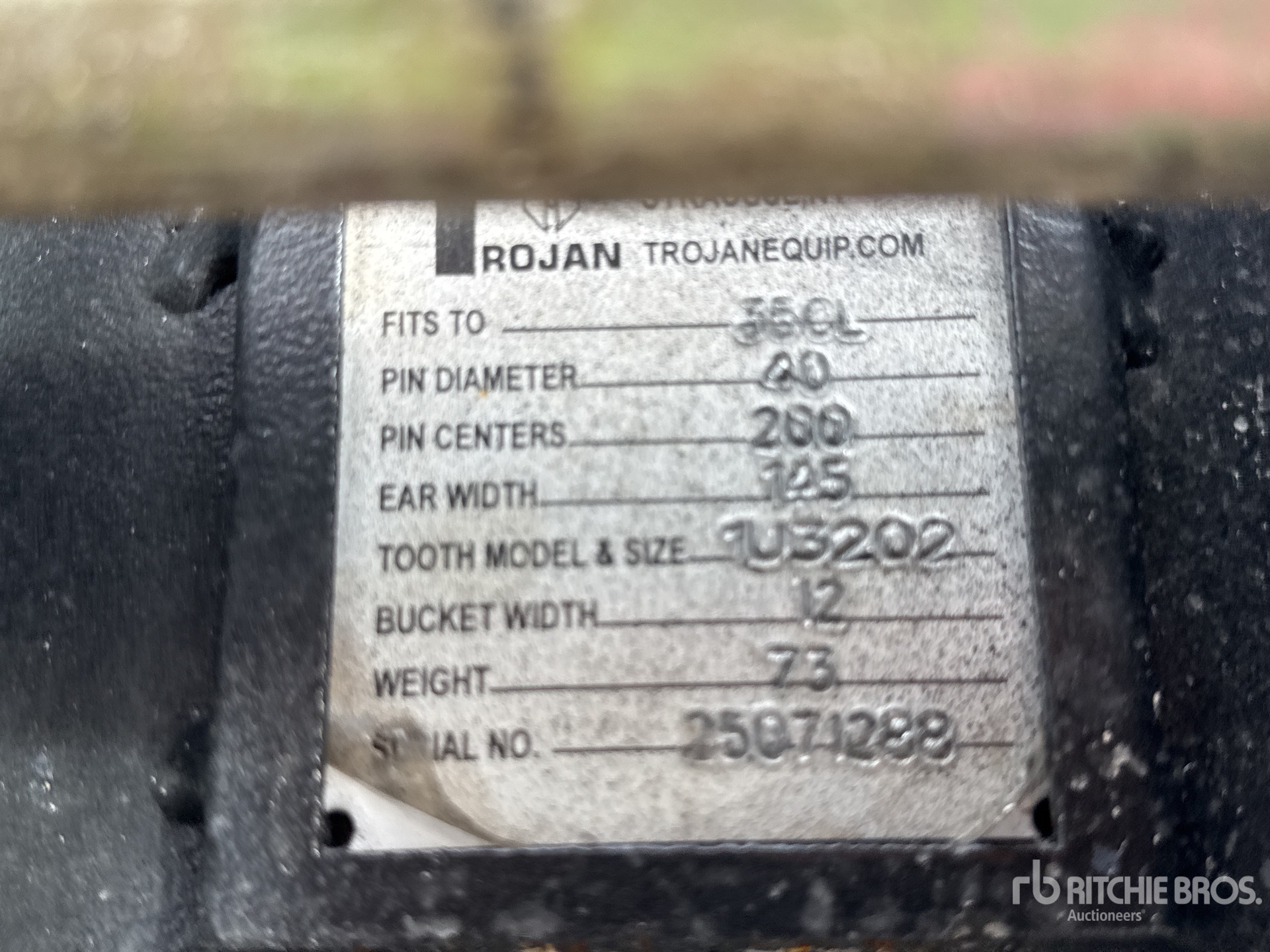 Trojan DIGGING - FITS 40MM CAT 303, 30 ...