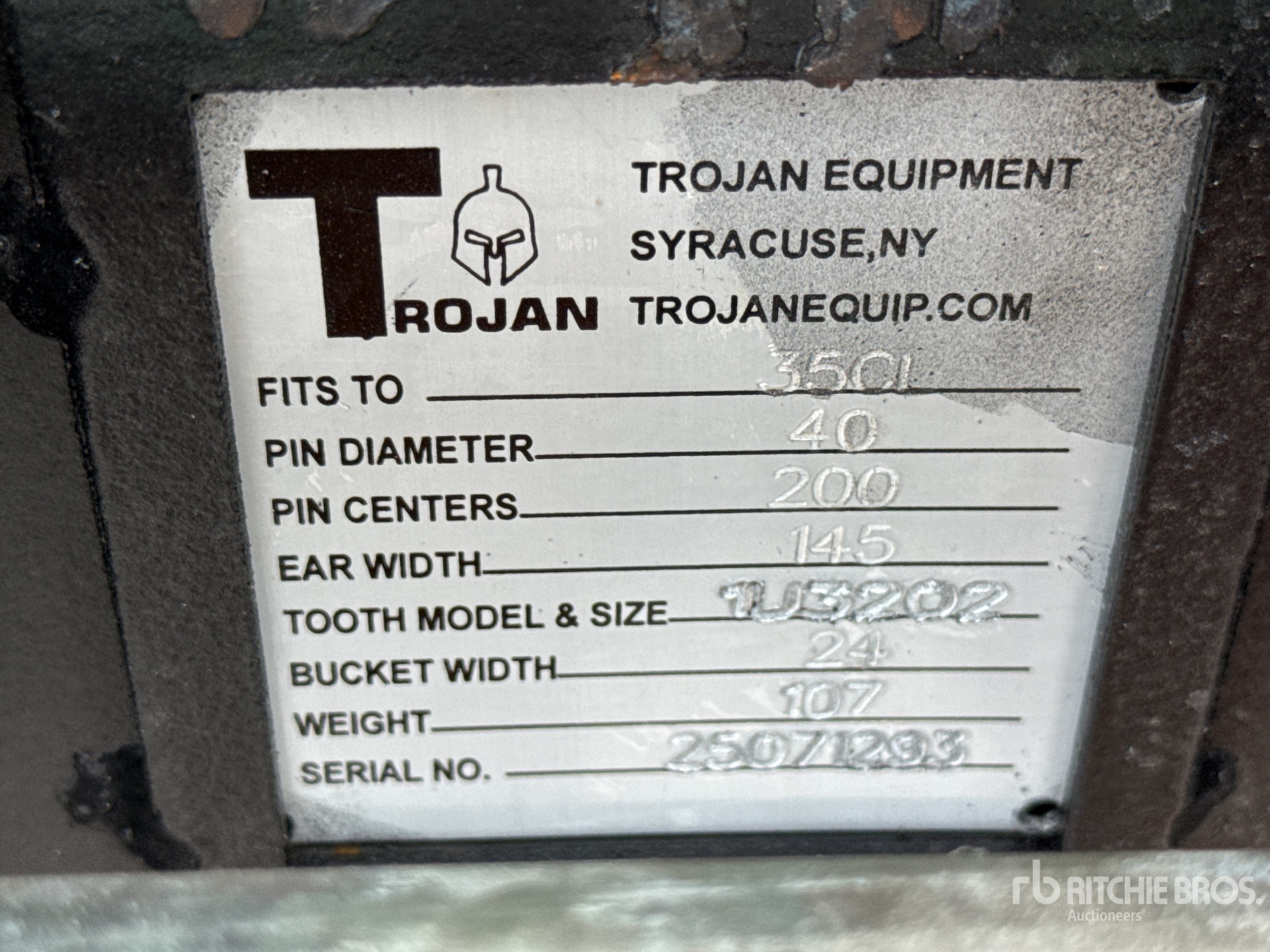 Trojan DIGGING - FITS 40MM CAT 303, 30 ...
