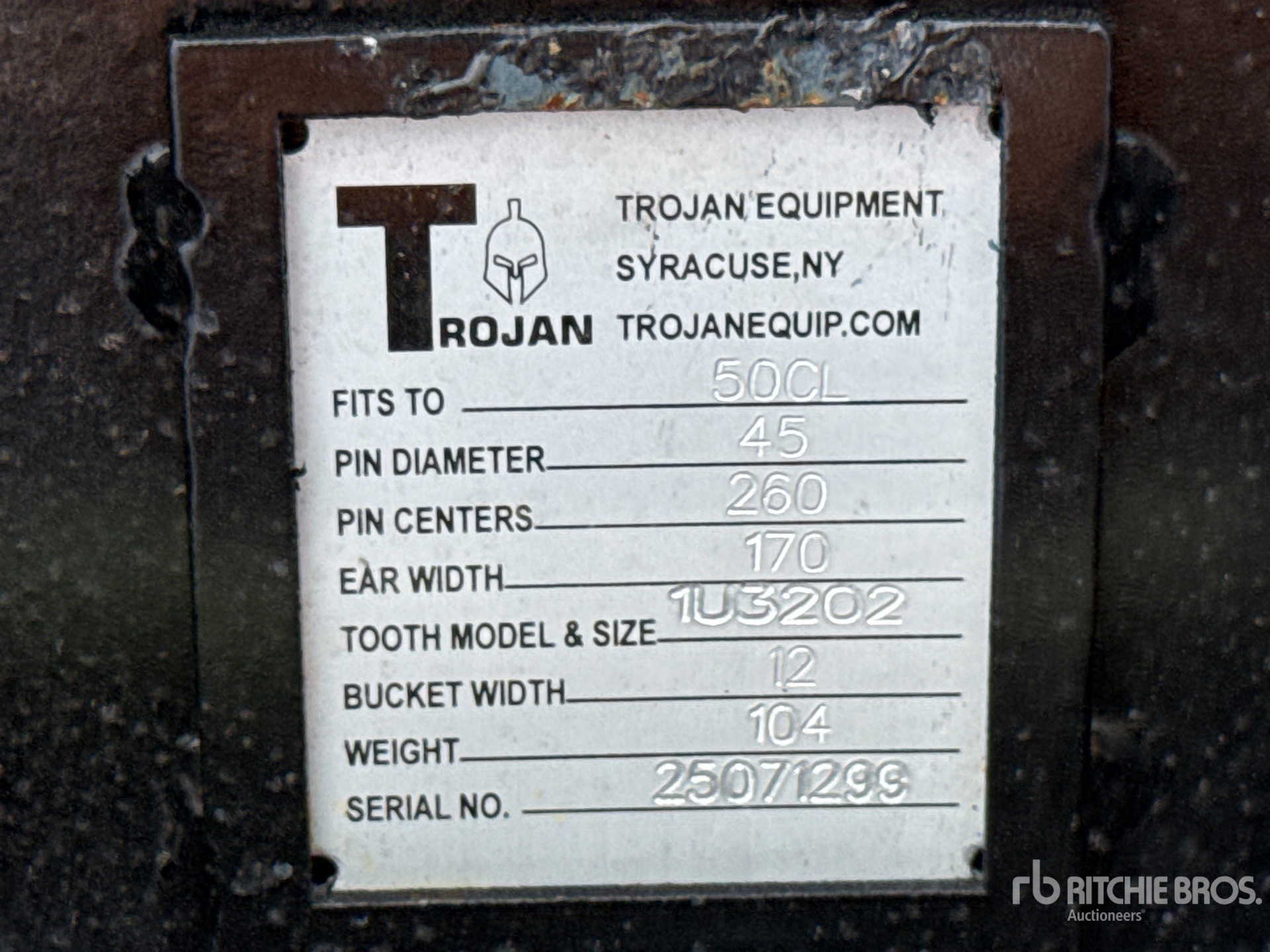 Trojan 12 IN DIGGING - FITS 45MM CAT 3 ...