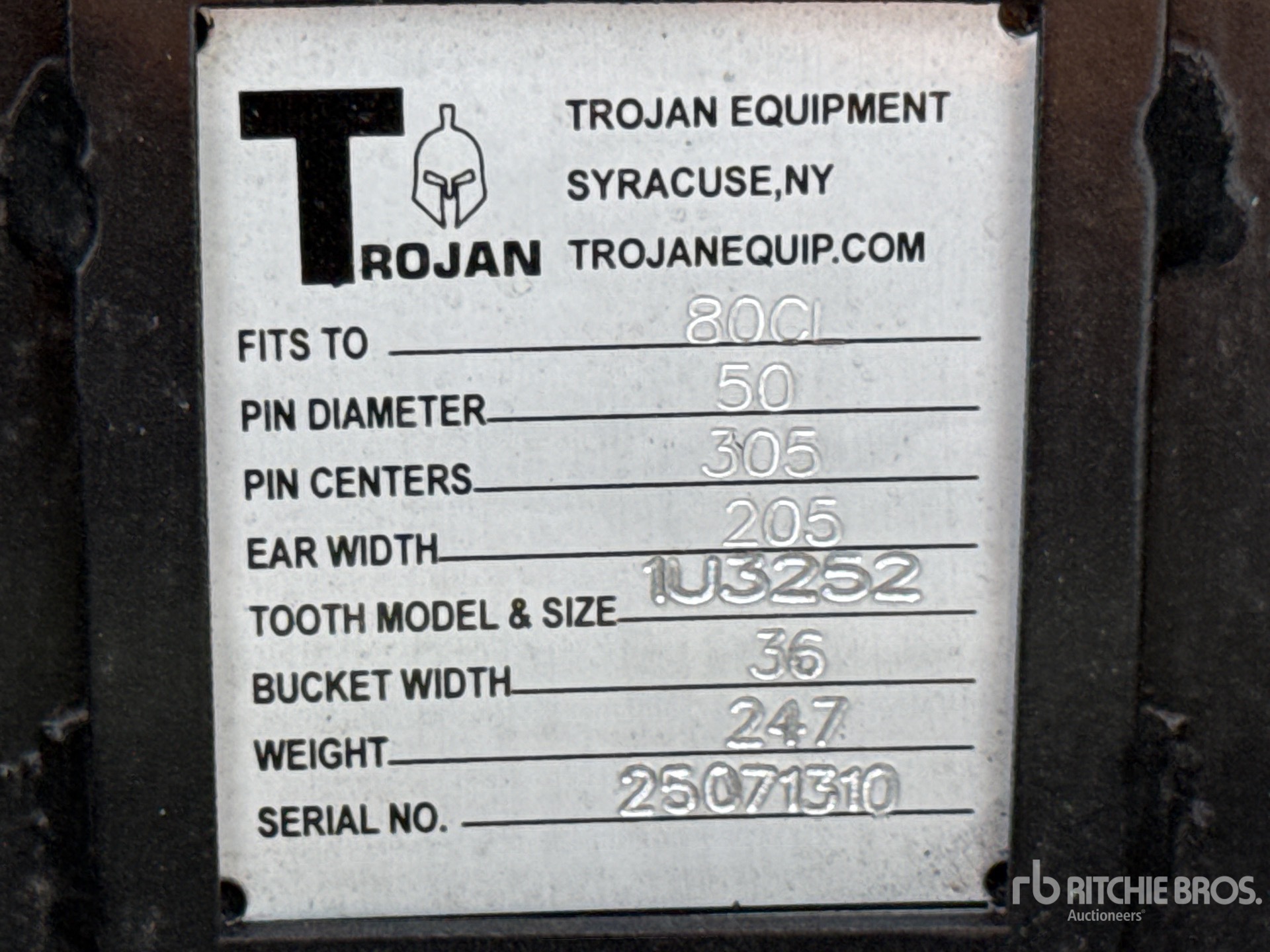 Trojan 36 IN DIGGING - FITS 50MM CAT 3 ...