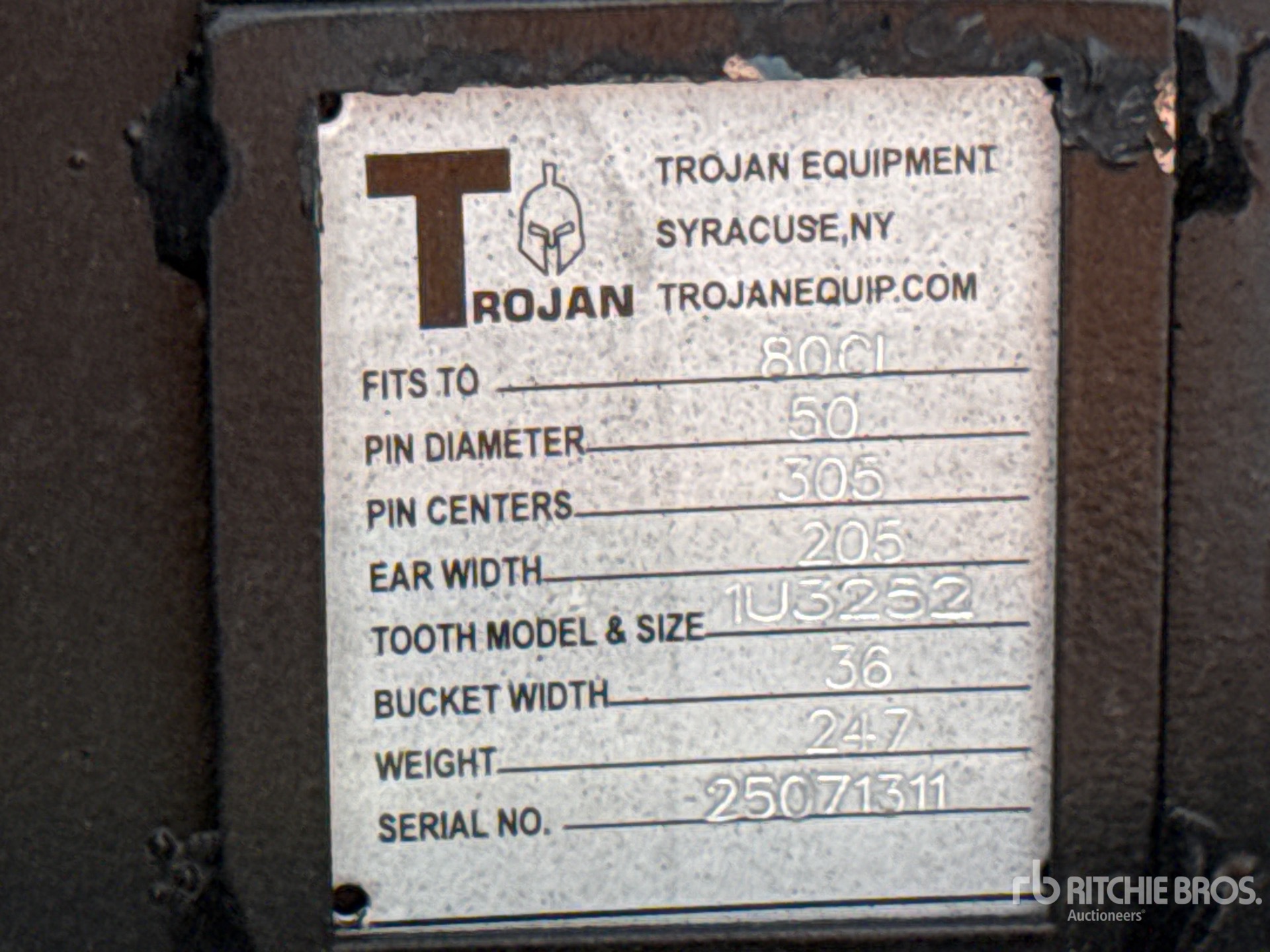 Trojan 36 IN DIGGING - FITS 50MM CAT 3 ...