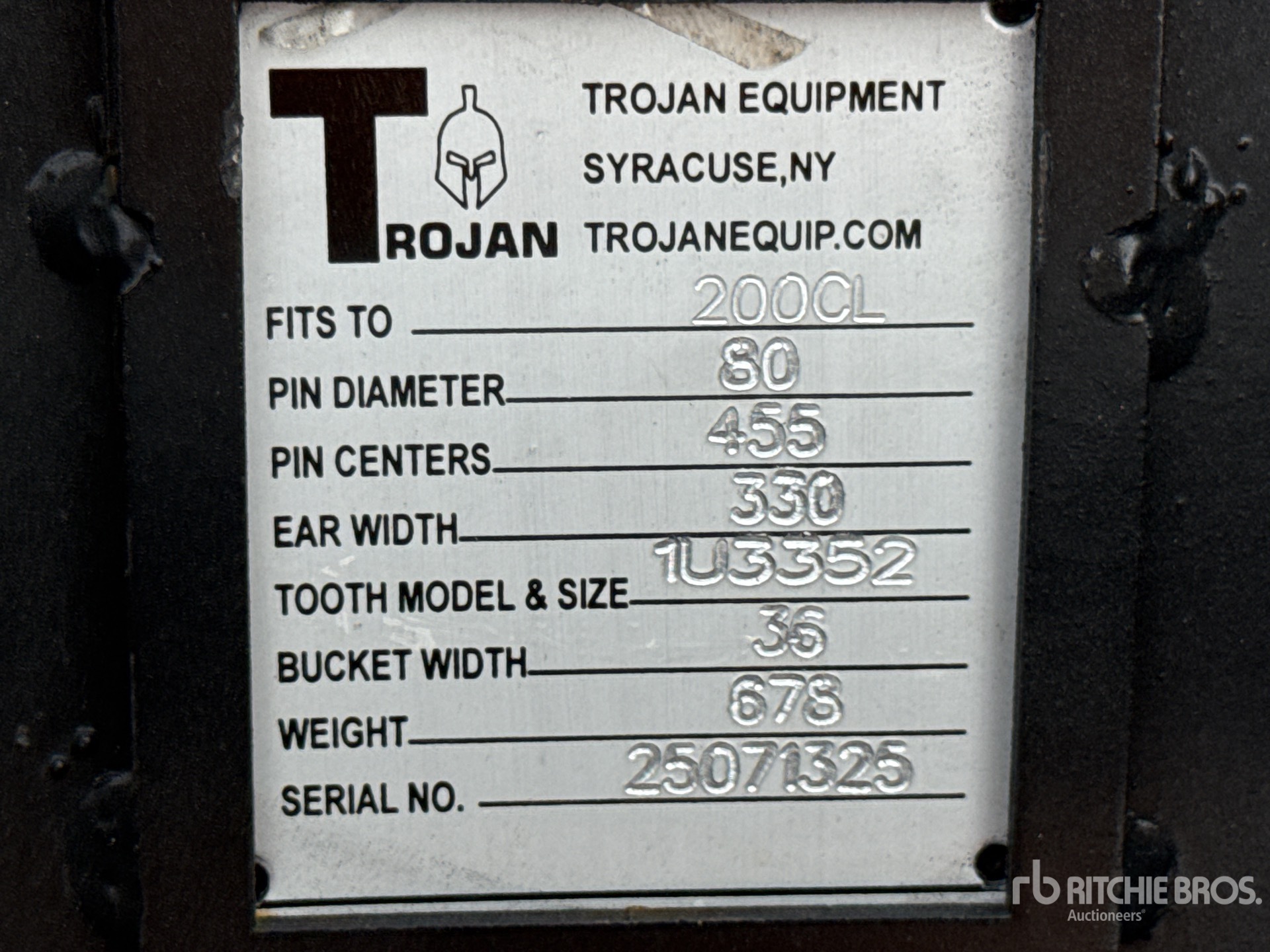 Trojan DIGGING - FITS 50MM CAT 307/308 ...