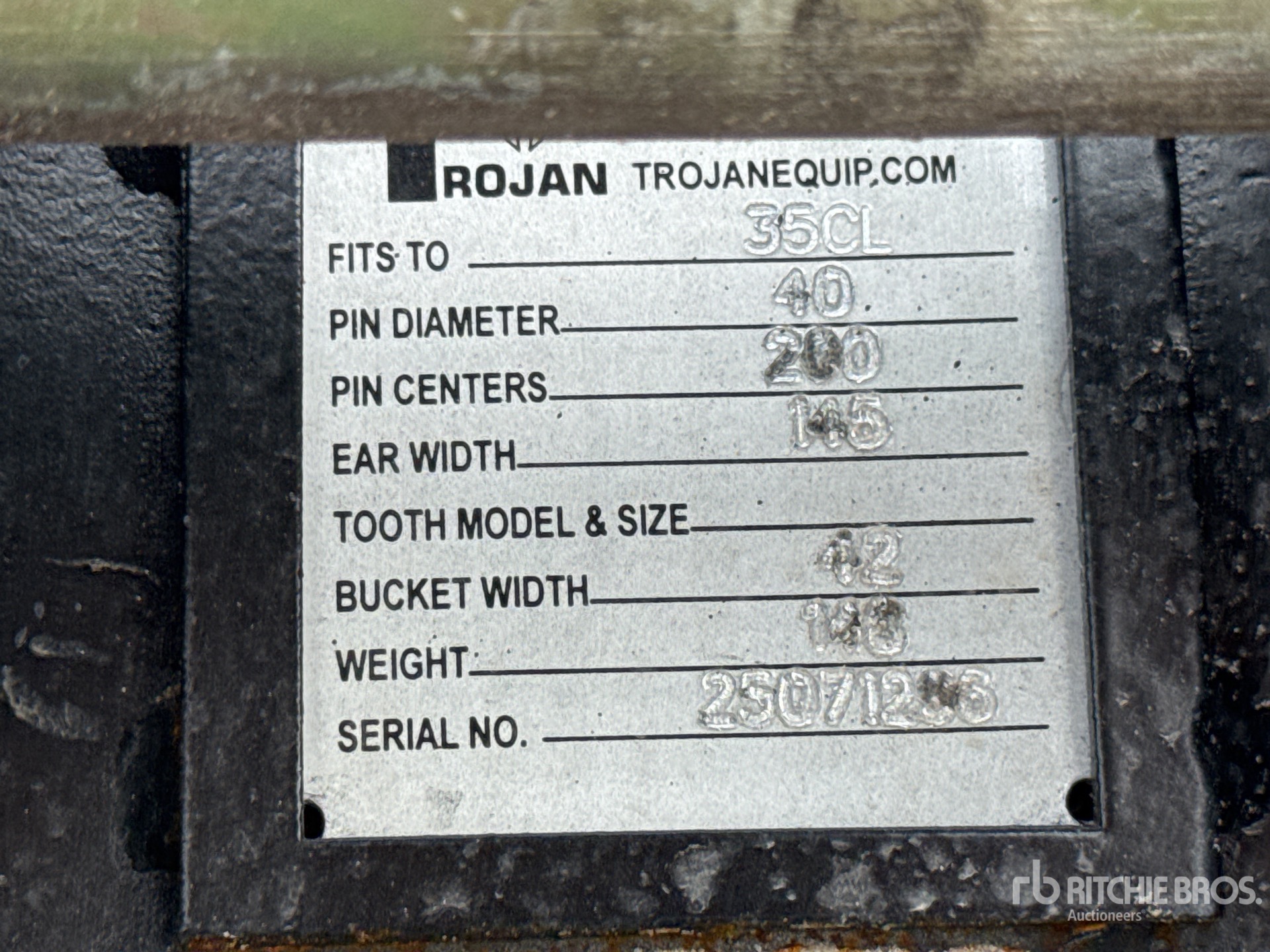 Trojan TILTING - FITS 50MM CAT 307/308 ...