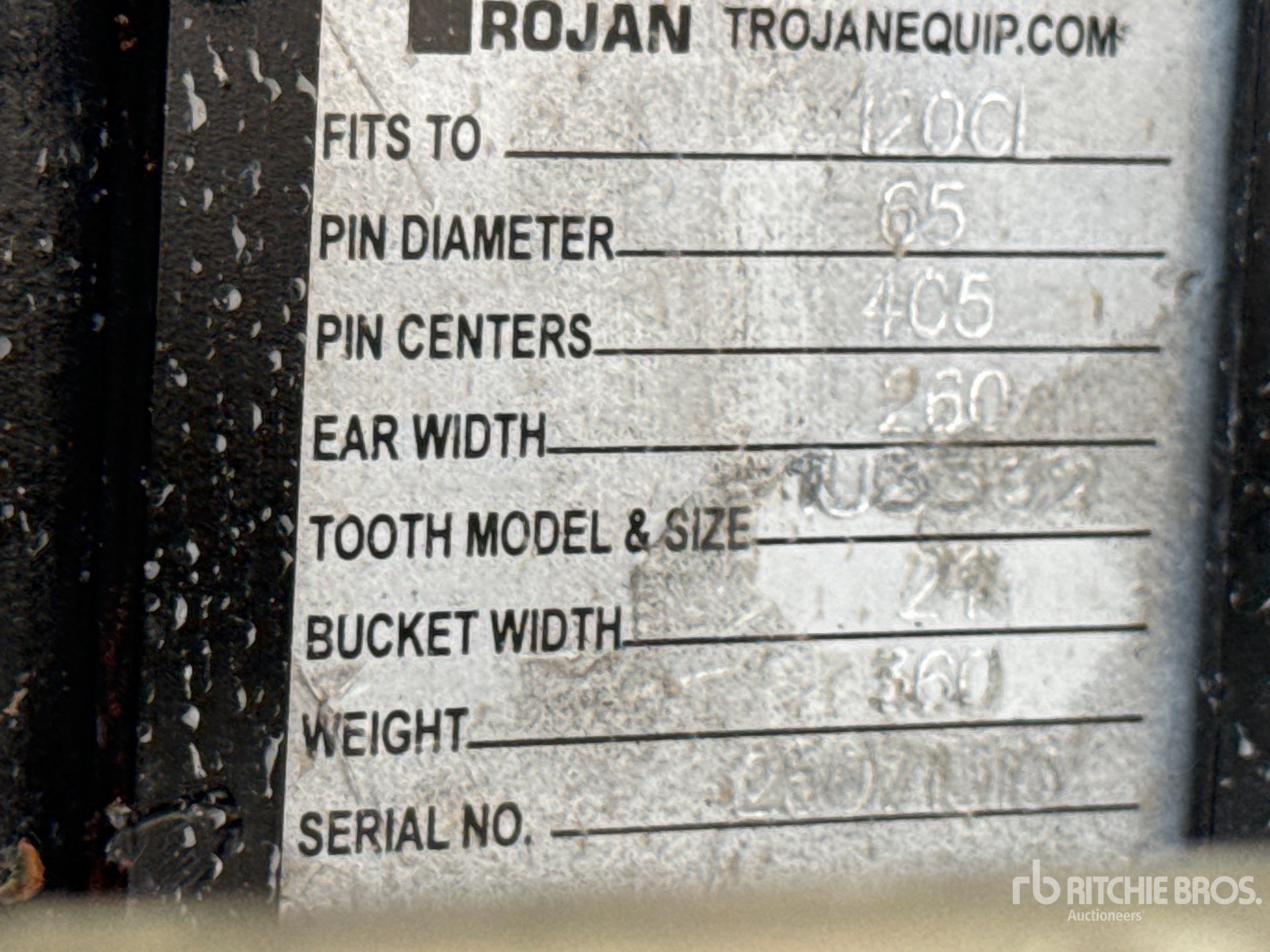 Trojan DIGGING - FITS 65MM CAT 311/312 ...