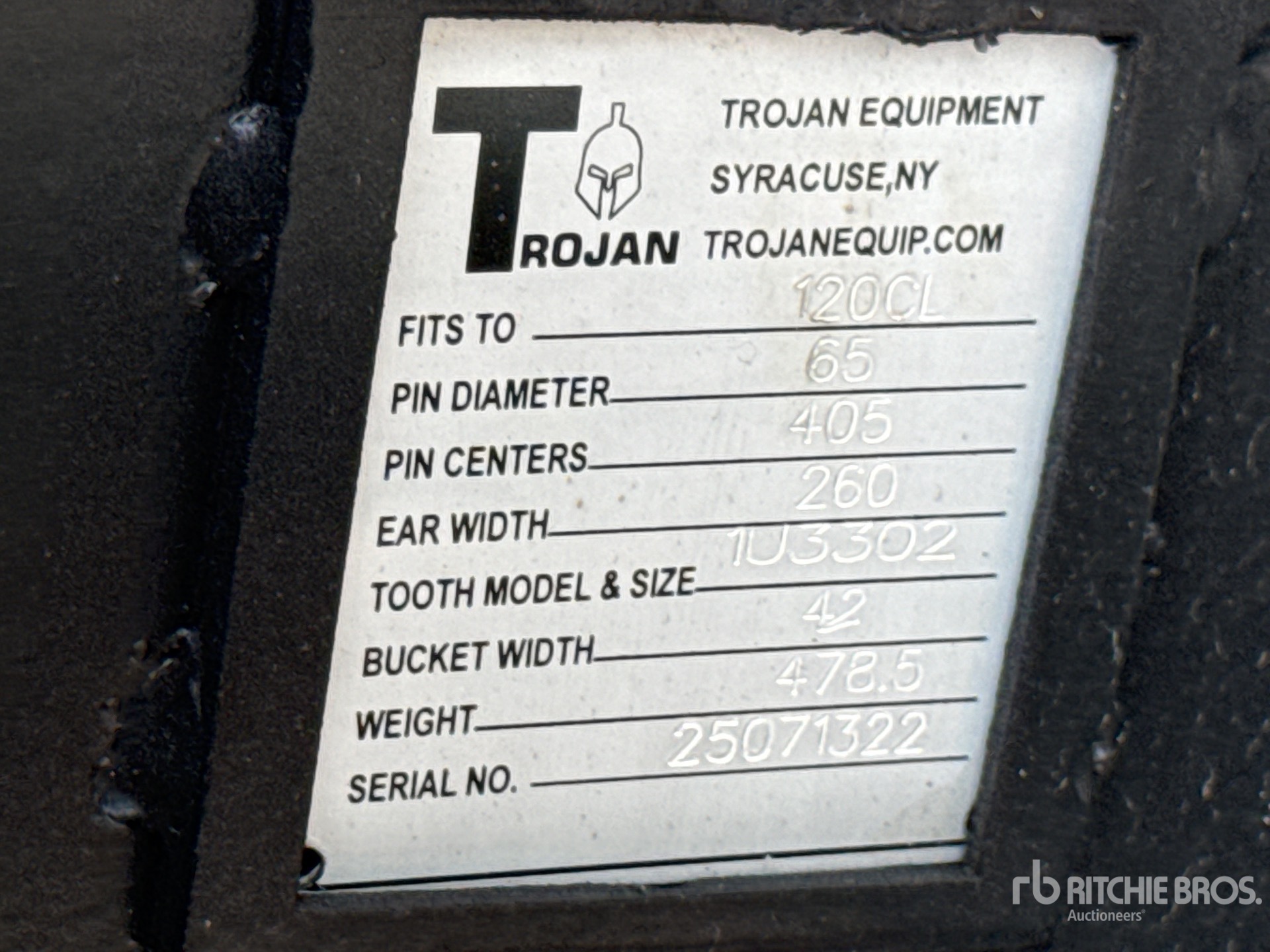 Trojan DIGGING - FITS 65MM CAT 311/312 ...