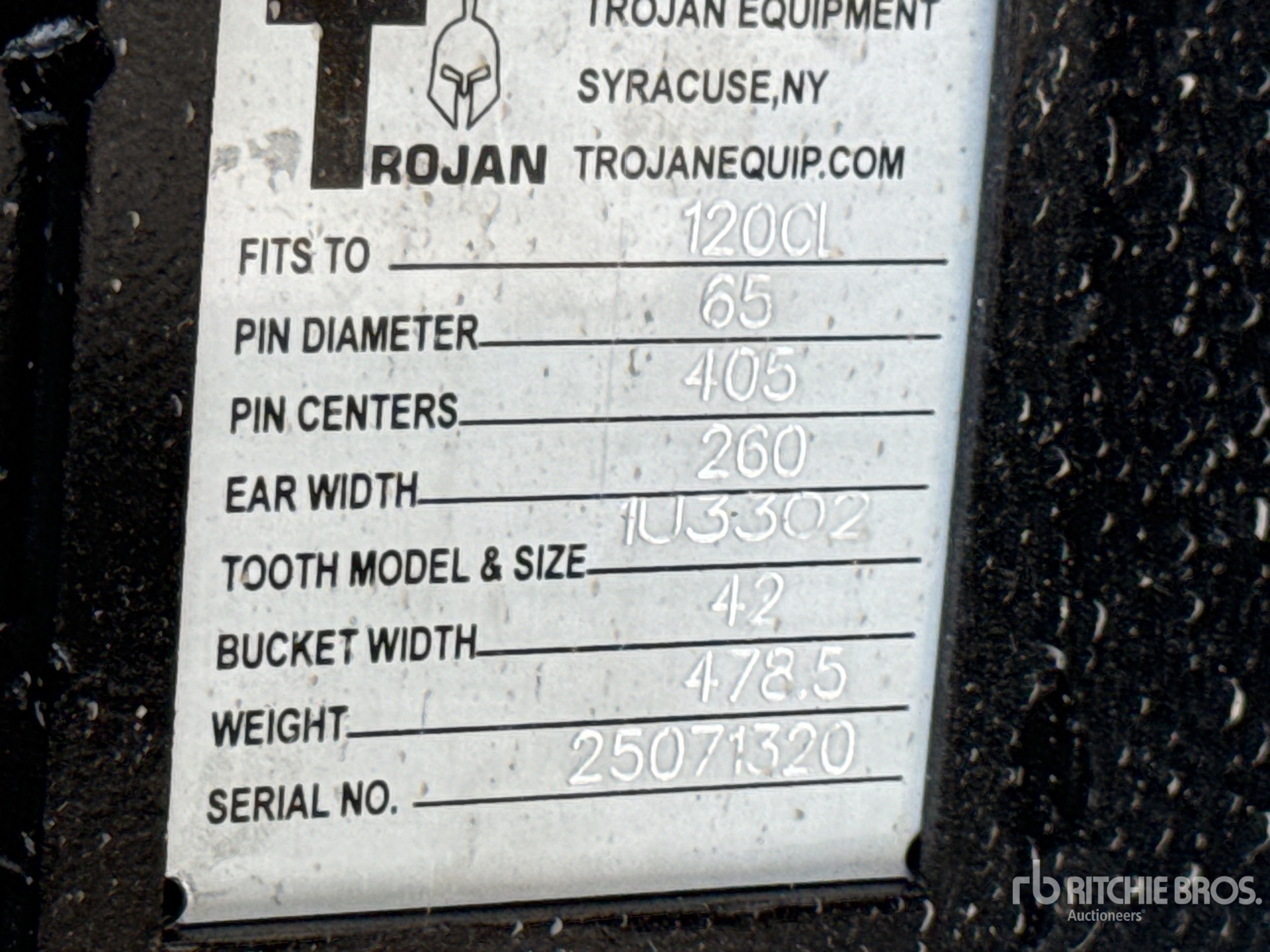 Trojan DIGGING - FITS 65MM CAT 311/312 ...