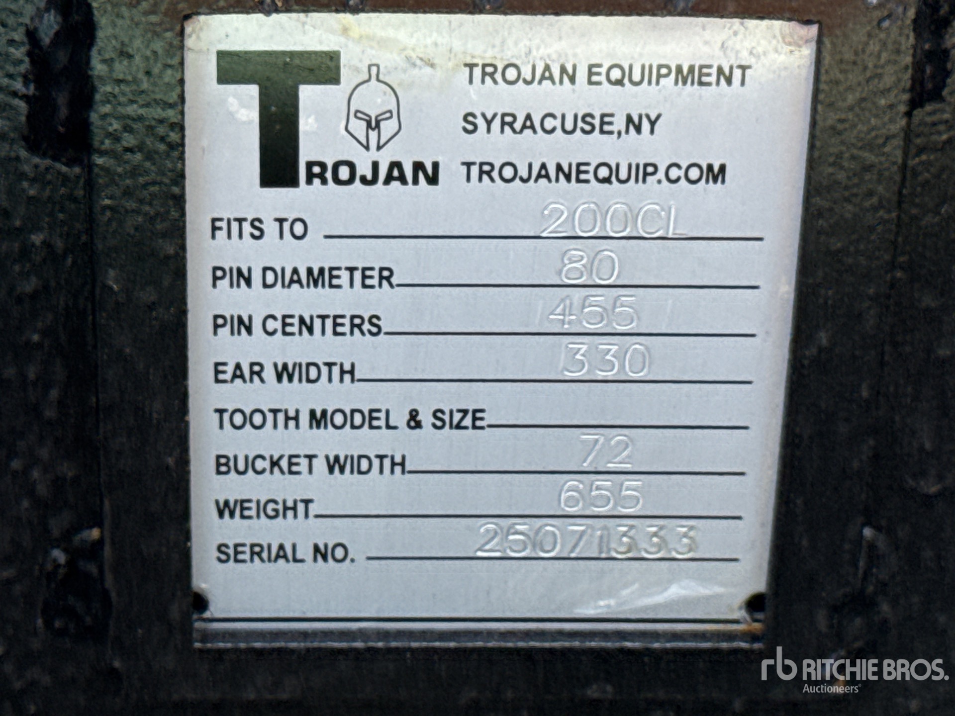 Trojan TILTING - FITS 80MM CAT 320/321 ...