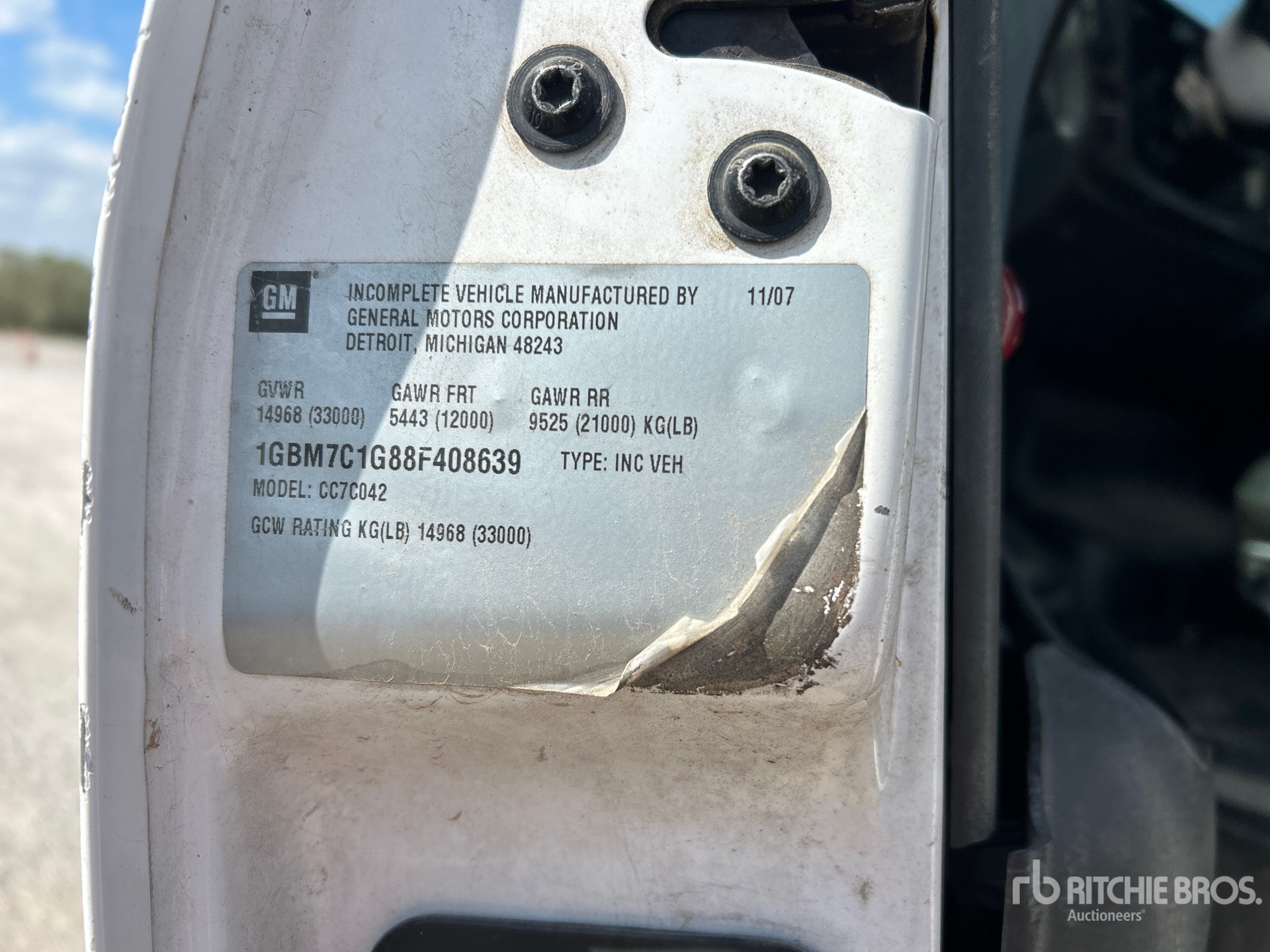 2008 Chevrolet C7500
