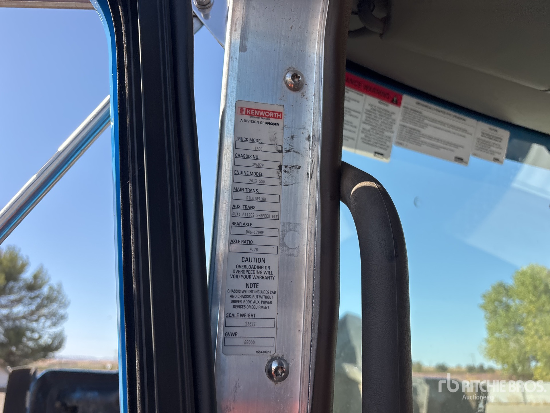 2014 Kenworth T800