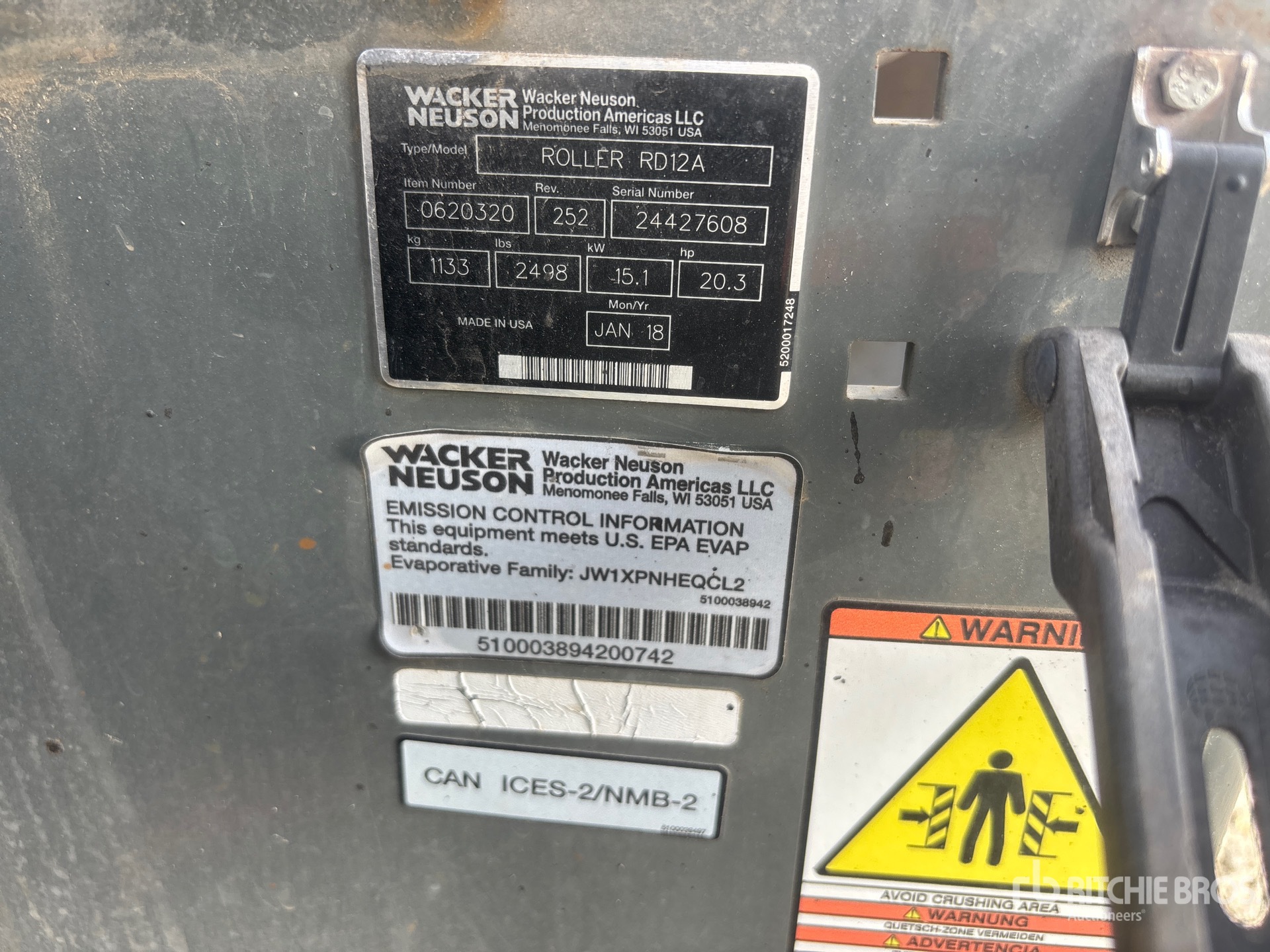 2018 Wacker Neuson RD12A