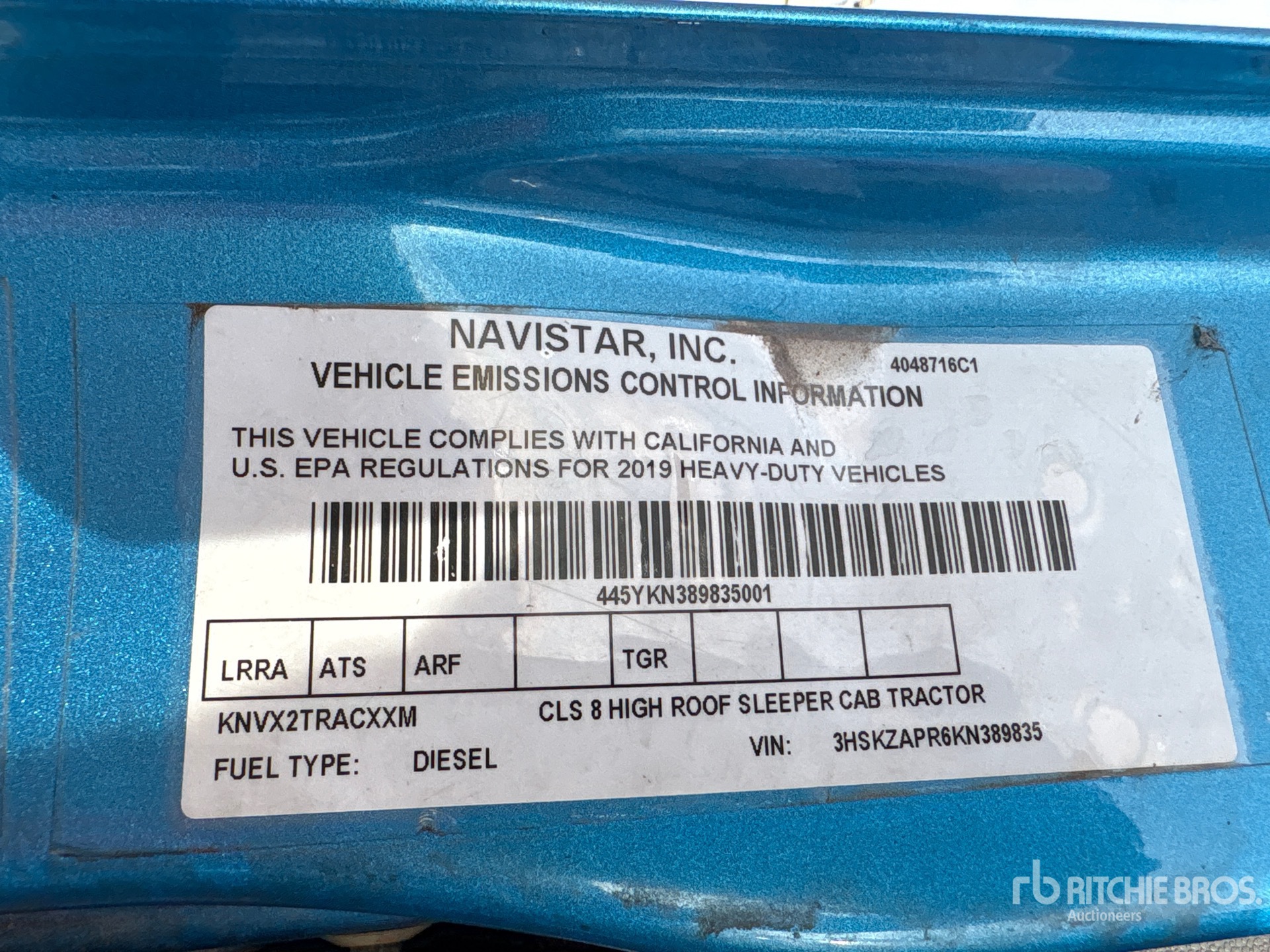 2019 International LT625