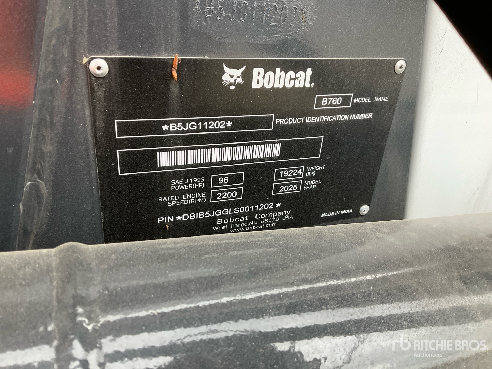 2025 Bobcat B760
